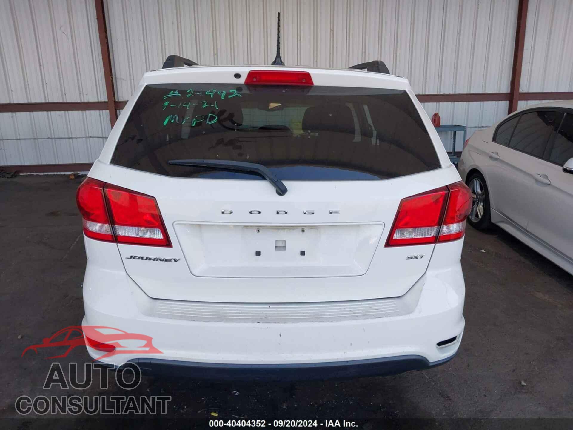 DODGE JOURNEY 2016 - 3C4PDCBB5GT212375
