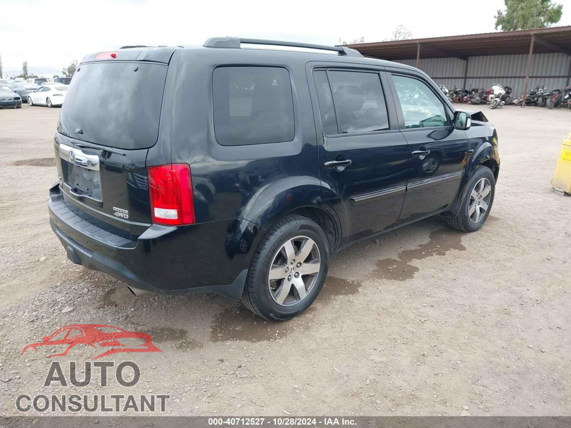 HONDA PILOT 2012 - 5FNYF4H98CB059461