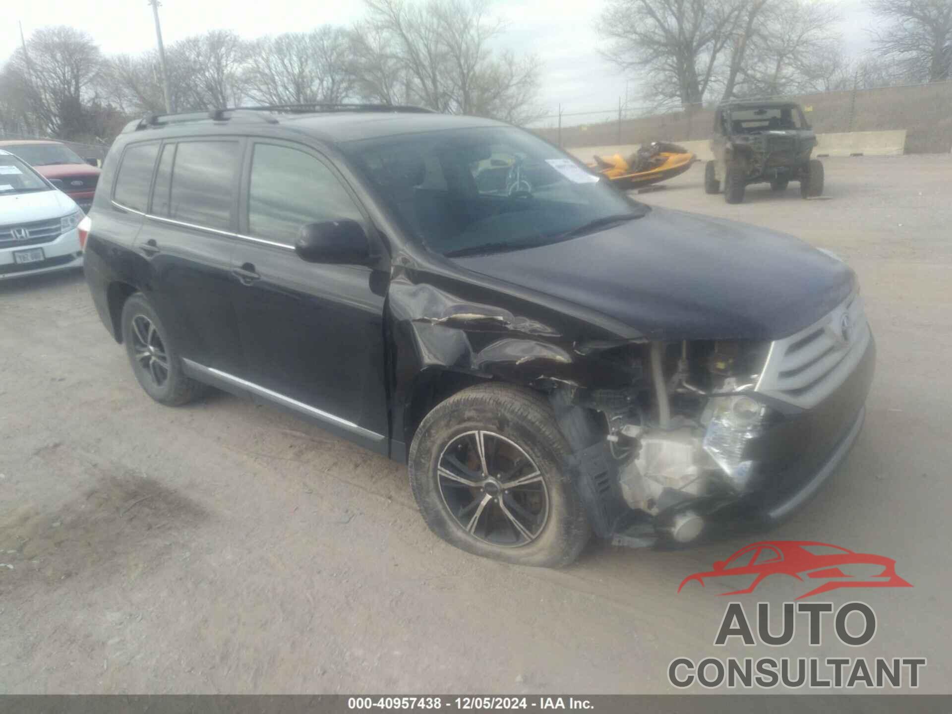 TOYOTA HIGHLANDER 2013 - 5TDZK3EH9DS120819