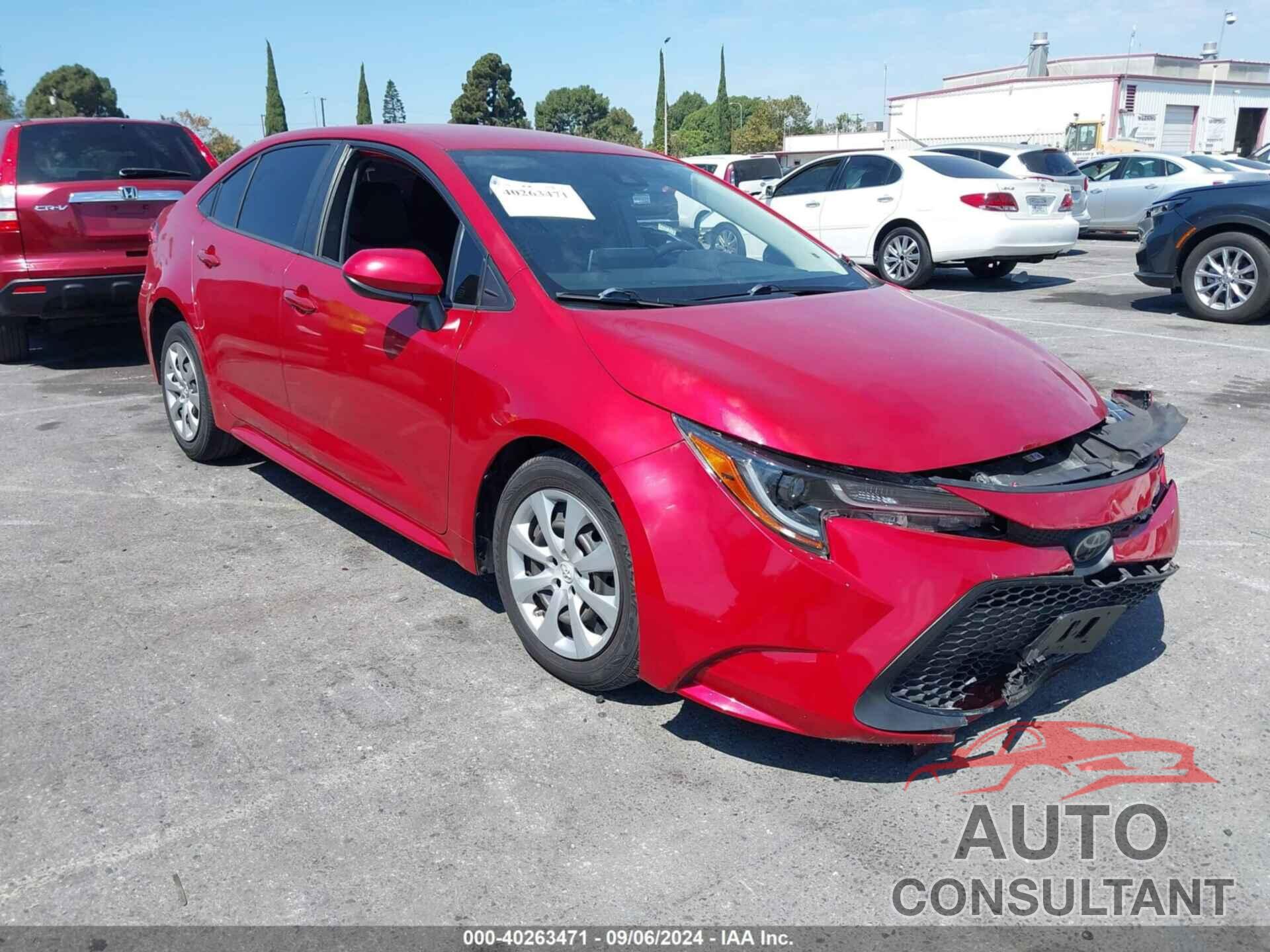 TOYOTA COROLLA 2020 - JTDEPRAEXLJ002921