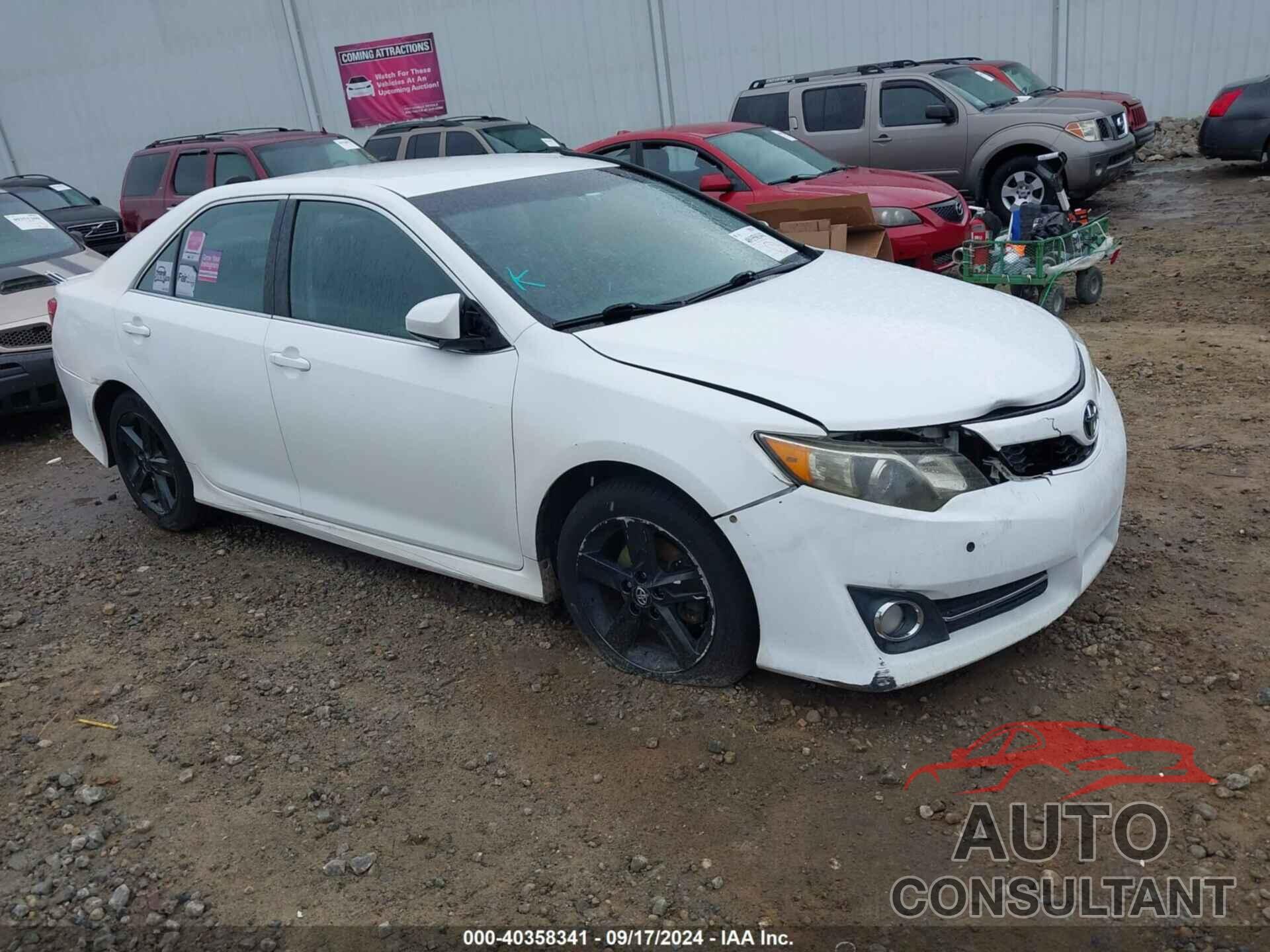 TOYOTA CAMRY 2012 - 4T1BF1FK0CU503493