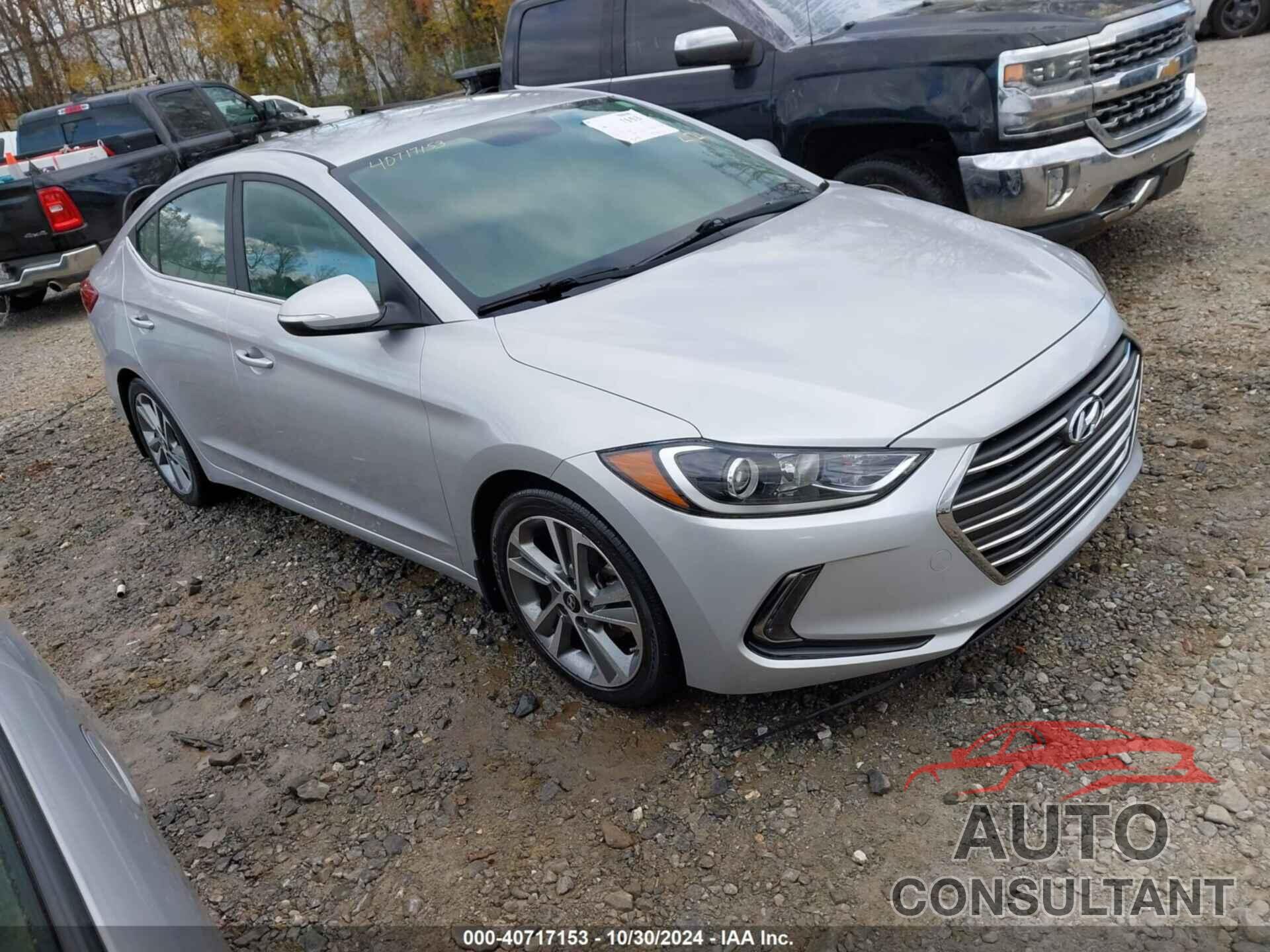 HYUNDAI ELANTRA 2018 - KMHD84LF6JU519318