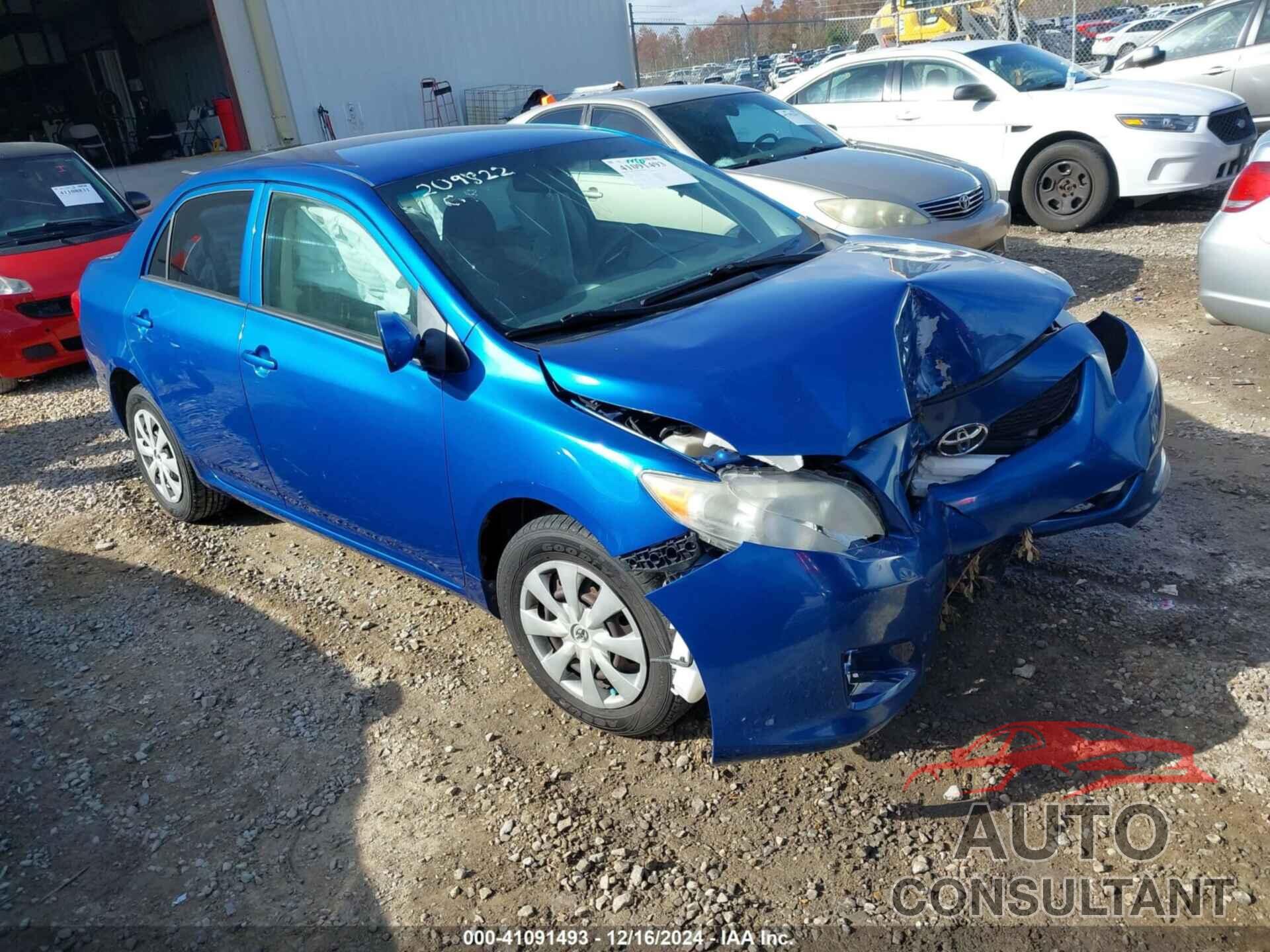 TOYOTA COROLLA 2010 - JTDBU4EE3A9123023