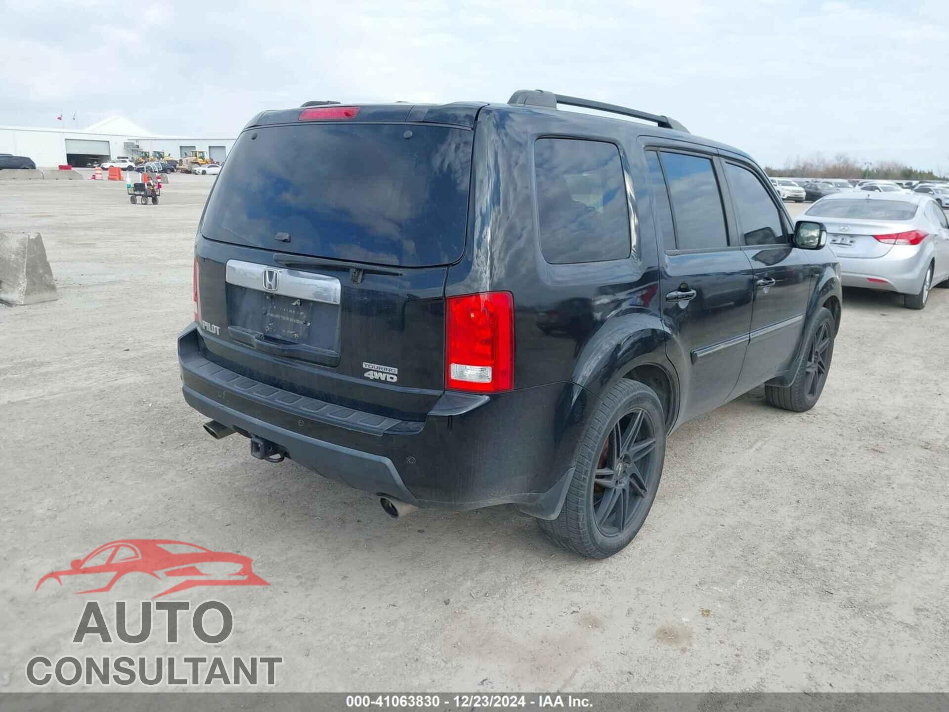 HONDA PILOT 2011 - 5FNYF4H96BB089363