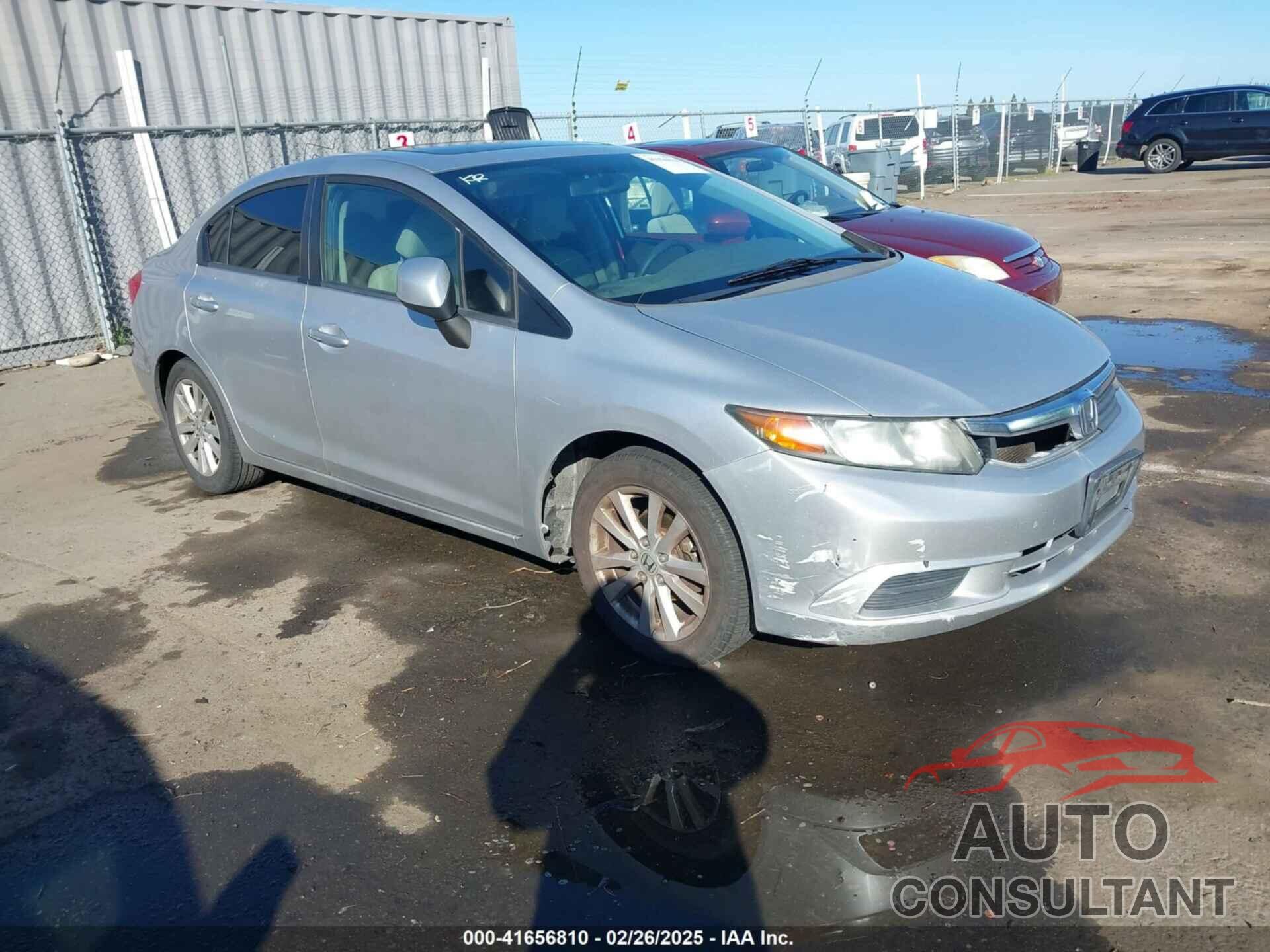 HONDA CIVIC 2012 - 19XFB2F87CE344286