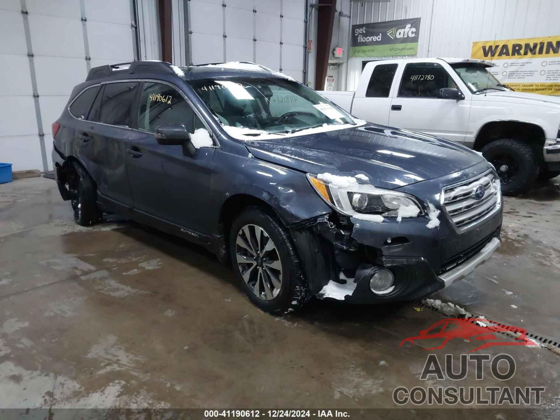 SUBARU OUTBACK 2017 - 4S4BSAKC3H3308916