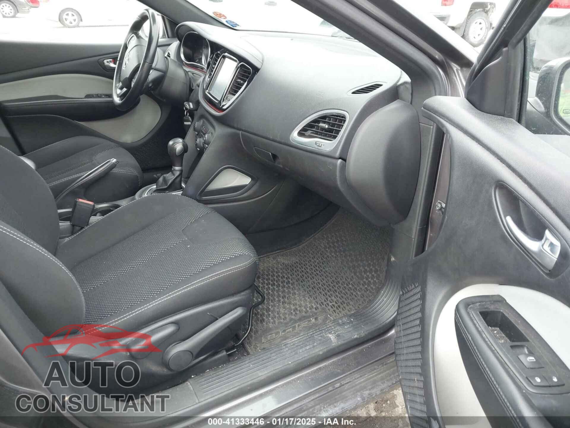 DODGE DART 2015 - 1C3CDFBB5FD146693