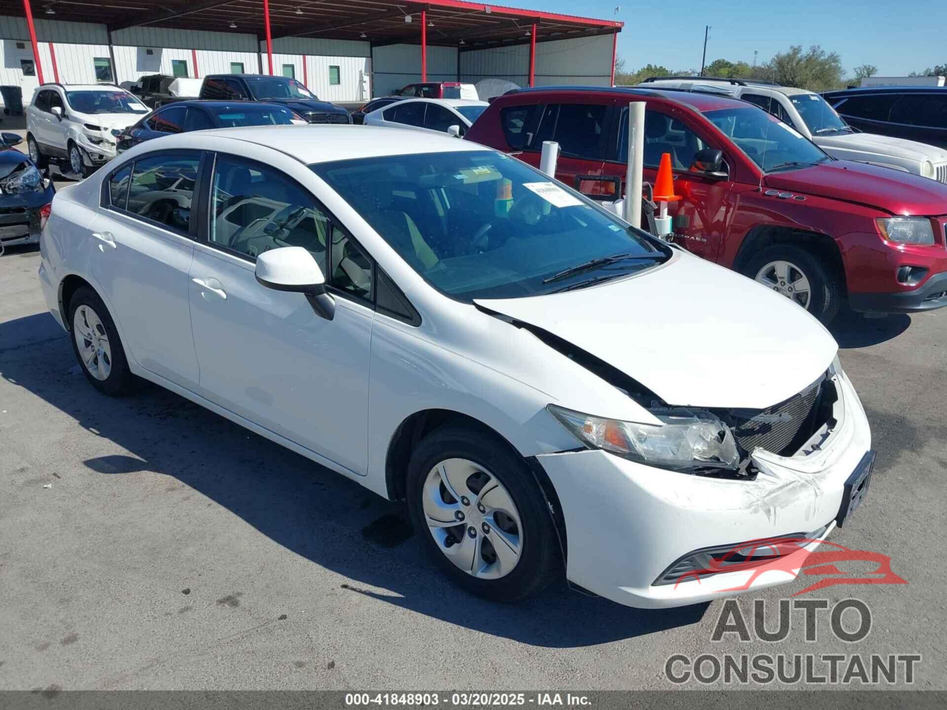 HONDA CIVIC 2013 - 2HGFB2F50DH561515