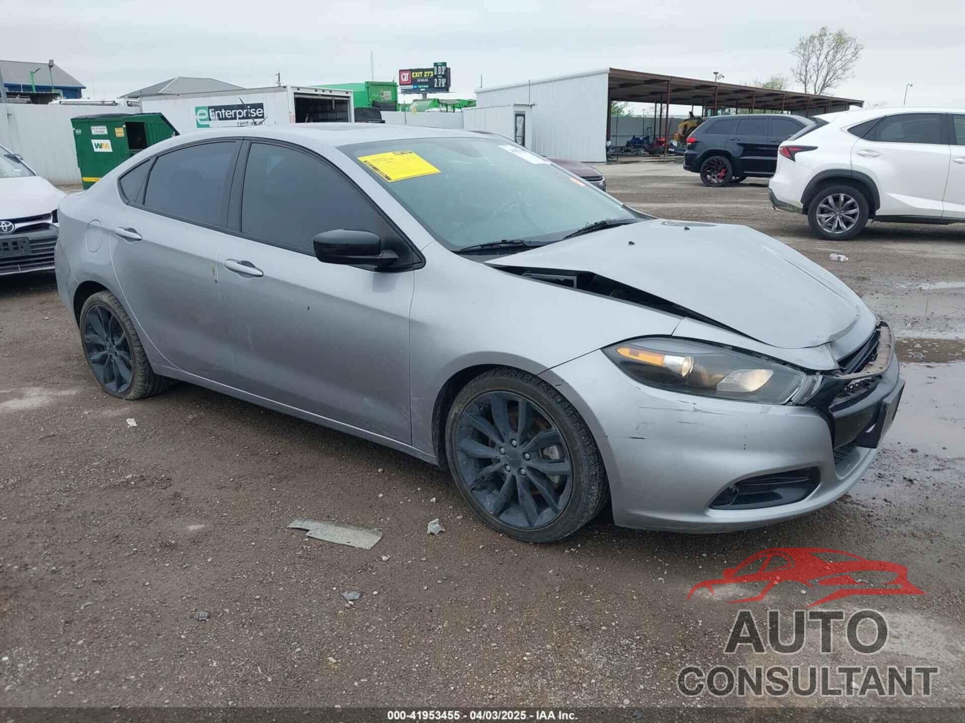 DODGE DART 2016 - 1C3CDFFAXGD802017