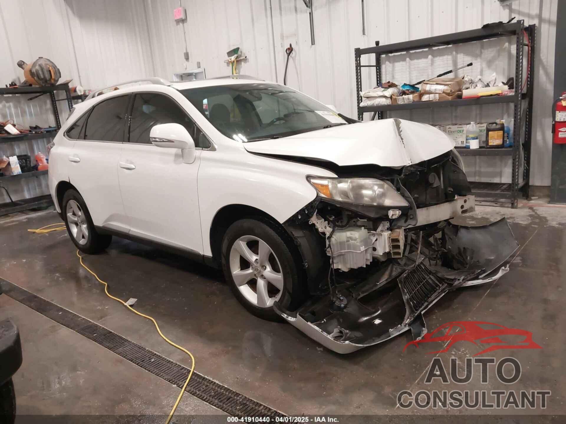 LEXUS RX 350 2011 - 2T2BK1BA6BC118329