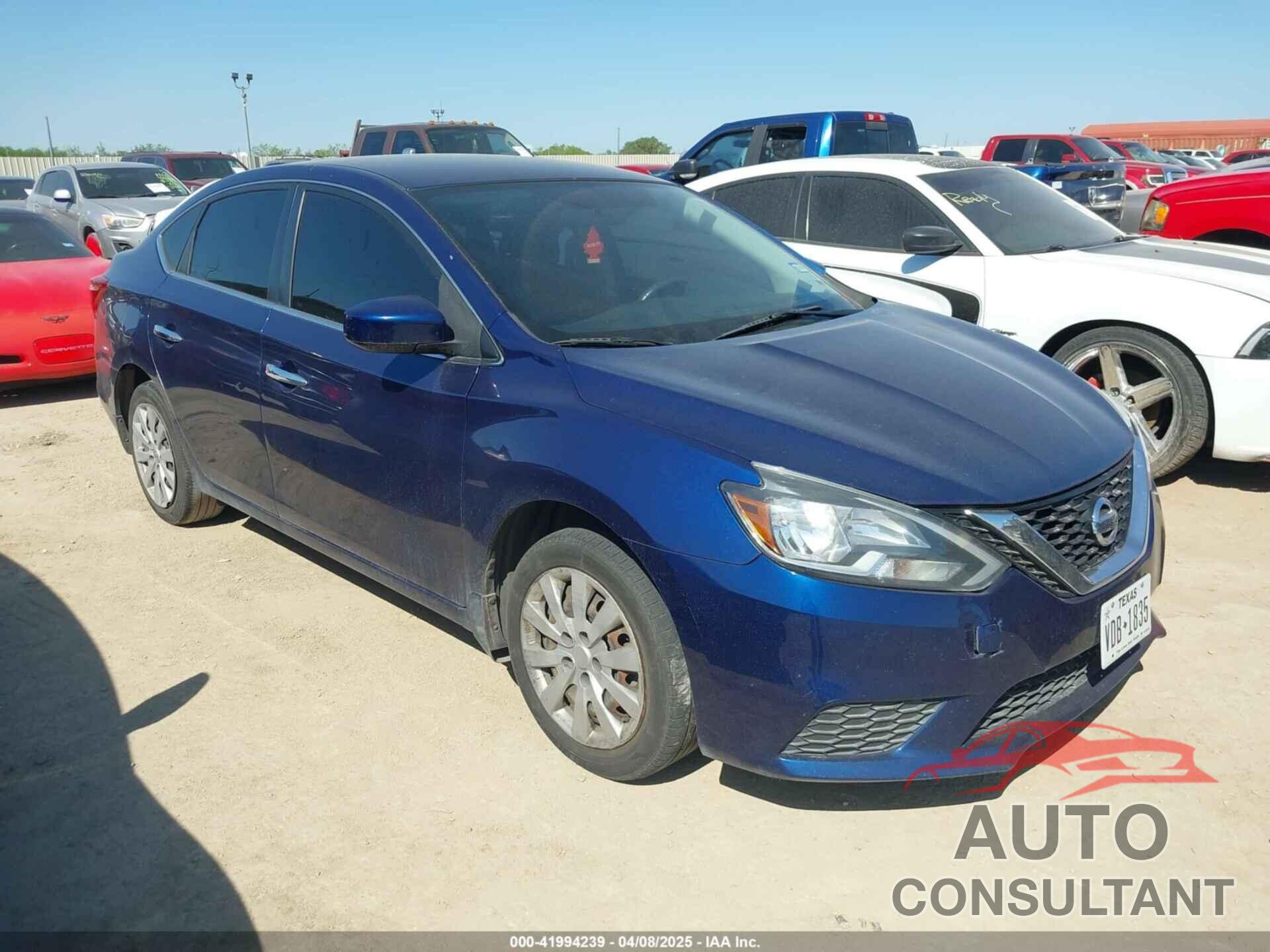 NISSAN SENTRA 2016 - 3N1AB7AP8GY327140