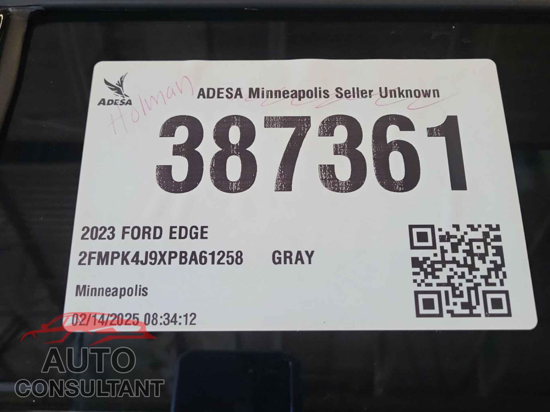 FORD EDGE 2023 - 2FMPK4J9XPBA61258