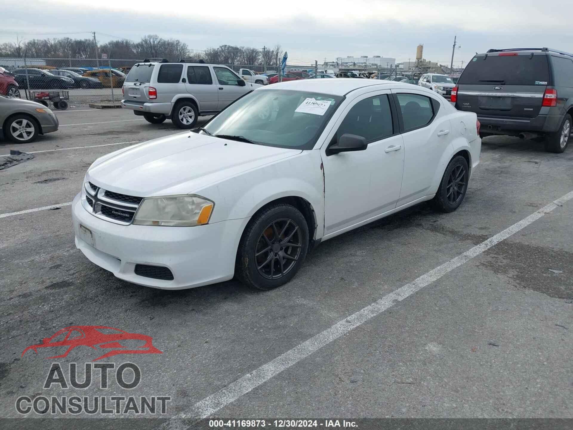 DODGE AVENGER 2012 - 1C3CDZAB0CN110886