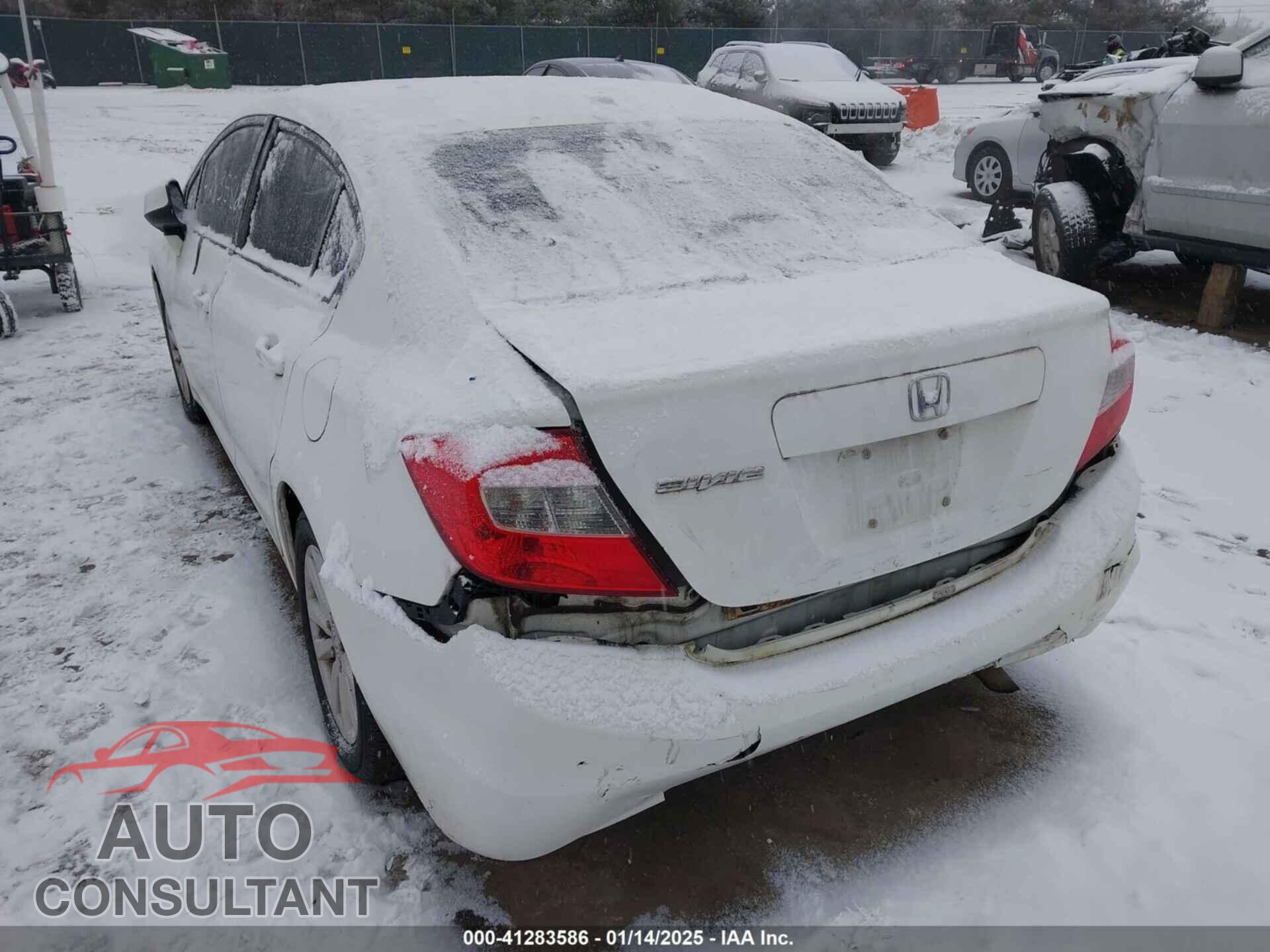 HONDA CIVIC 2012 - 2HGFB2F84CH538411