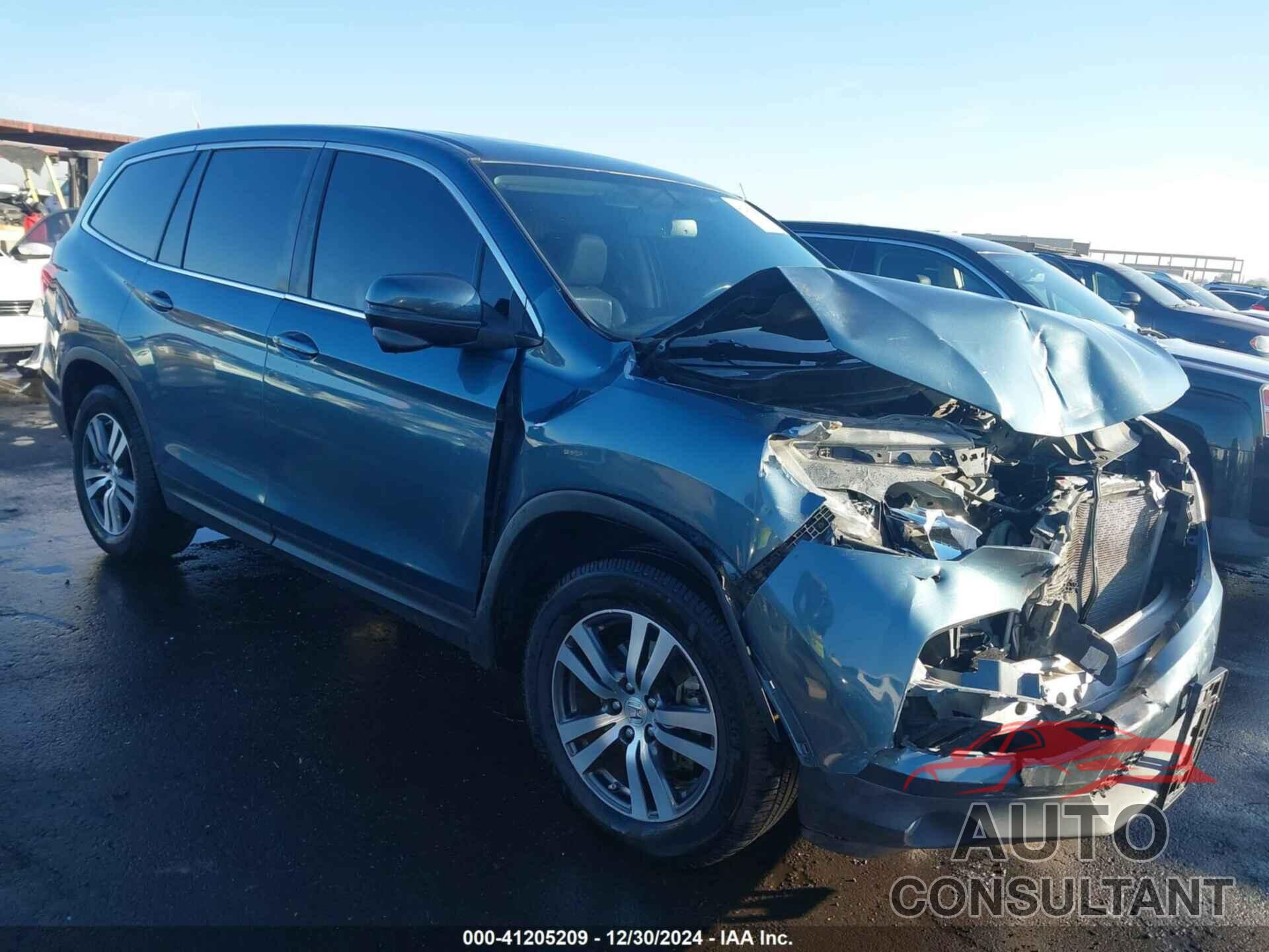 HONDA PILOT 2017 - 5FNYF6H58HB101644