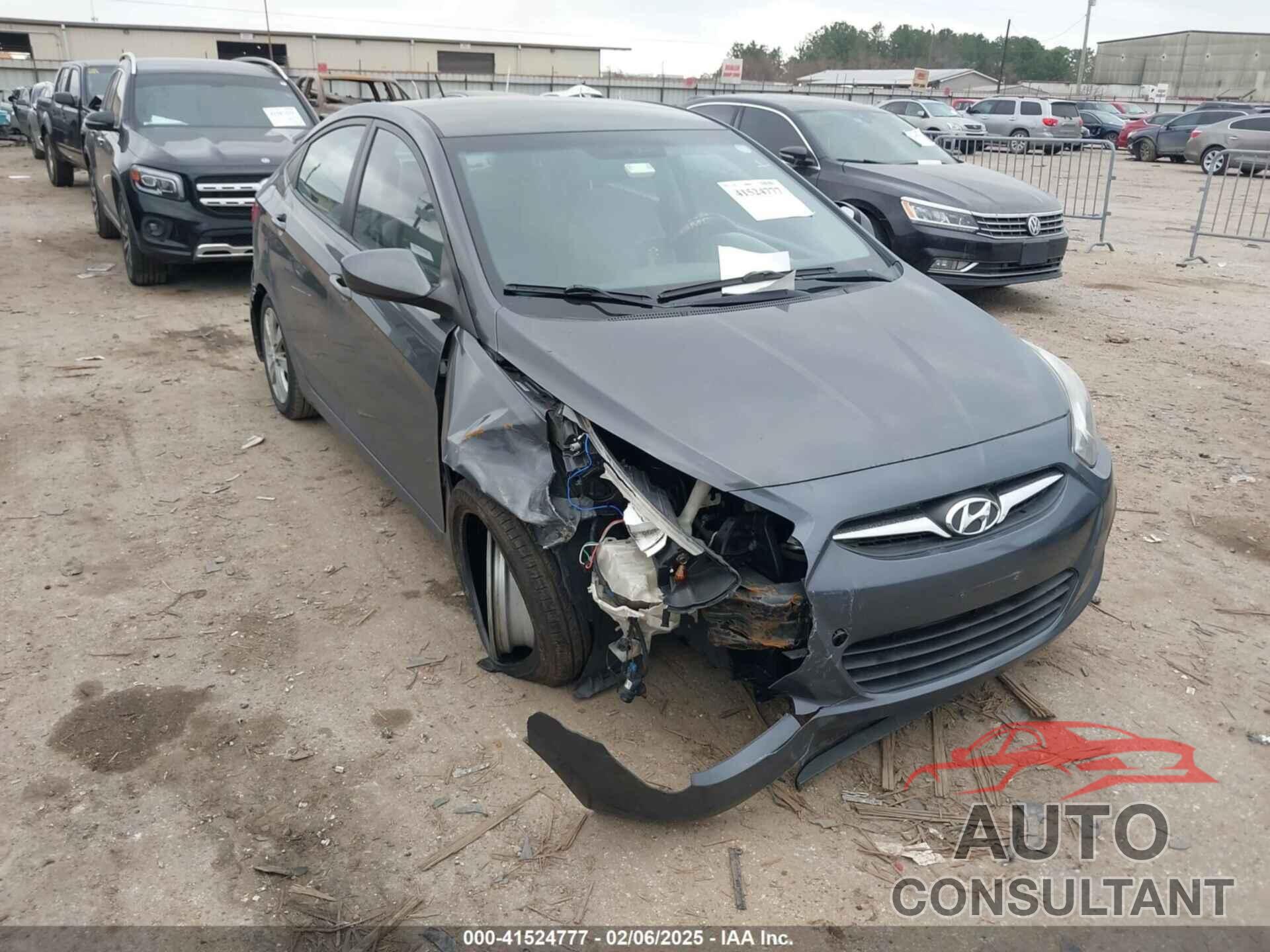 HYUNDAI ACCENT 2012 - KMHCU4AE6CU243596