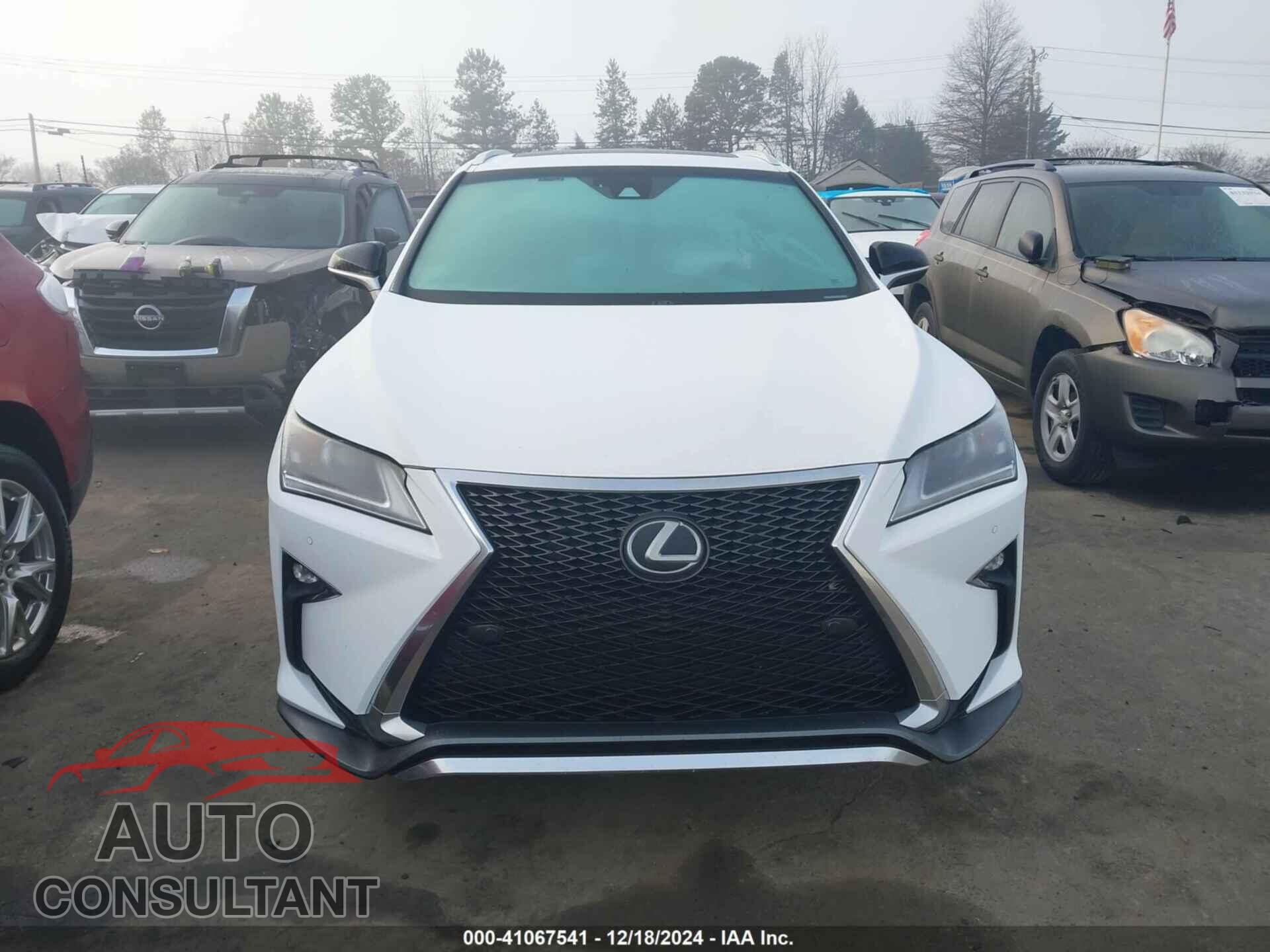 LEXUS RX 2017 - 2T2BZMCA8HC121074