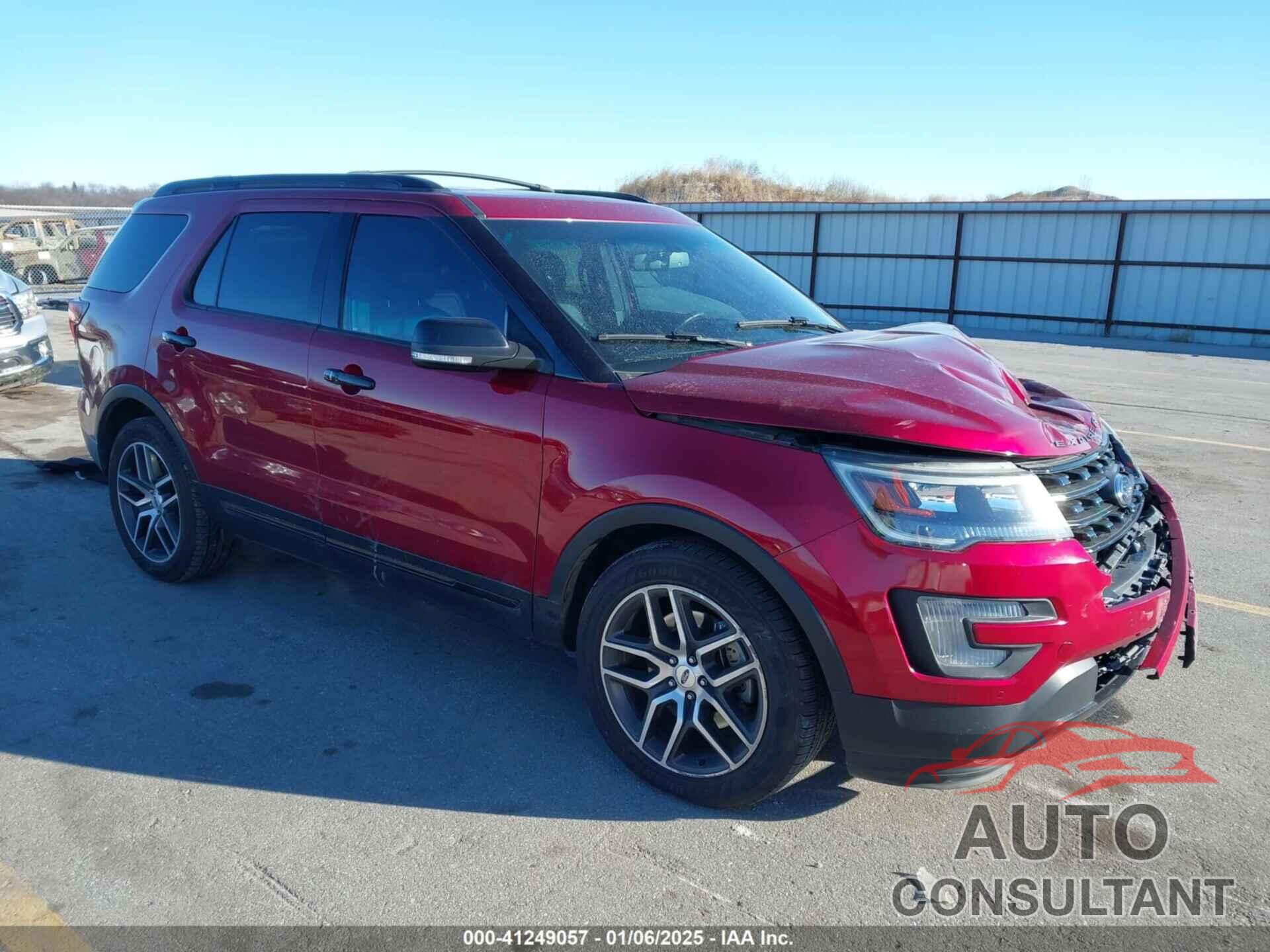 FORD EXPLORER 2017 - 1FM5K8GTXHGA03615