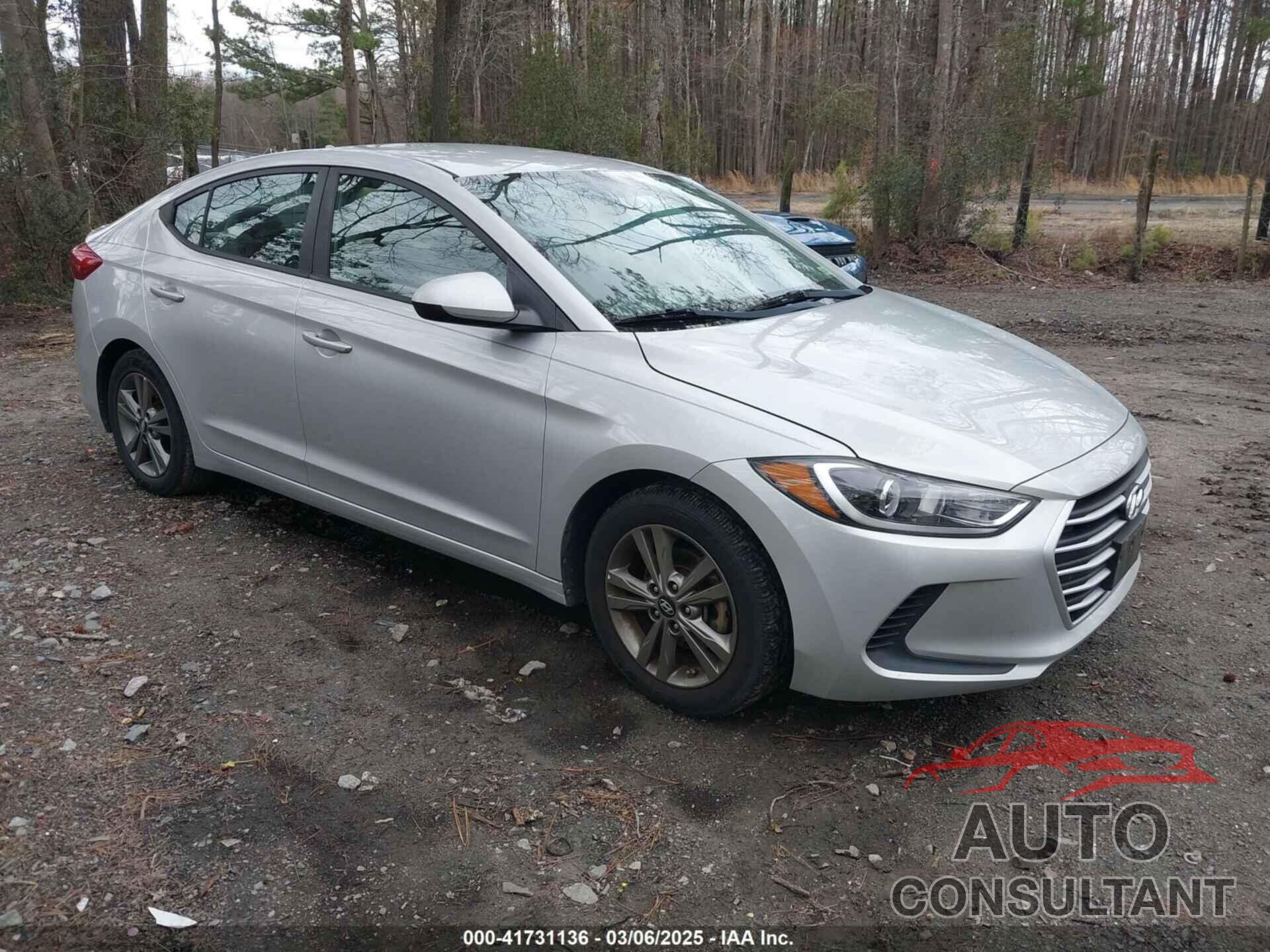 HYUNDAI ELANTRA 2018 - 5NPD84LF9JH245479