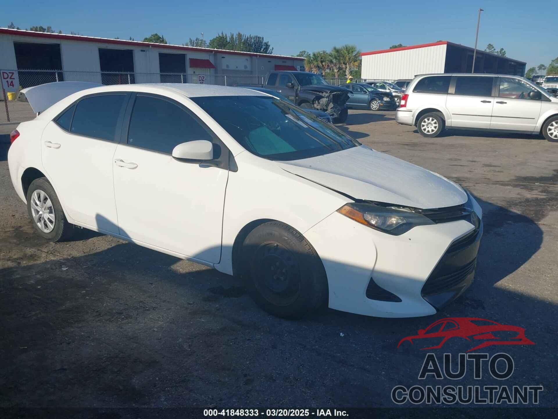TOYOTA COROLLA 2017 - 2T1BURHE9HC752847