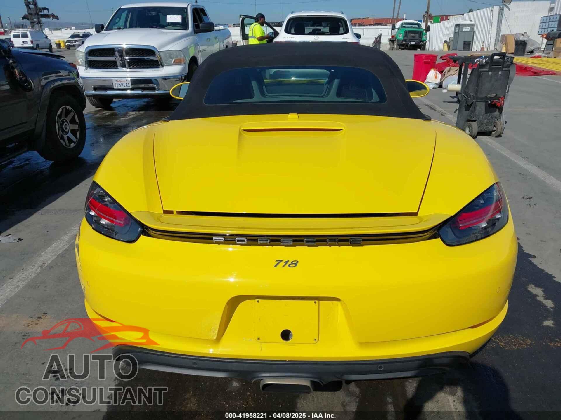 PORSCHE 718 BOXSTER 2021 - WP0CA2A8XMS210397