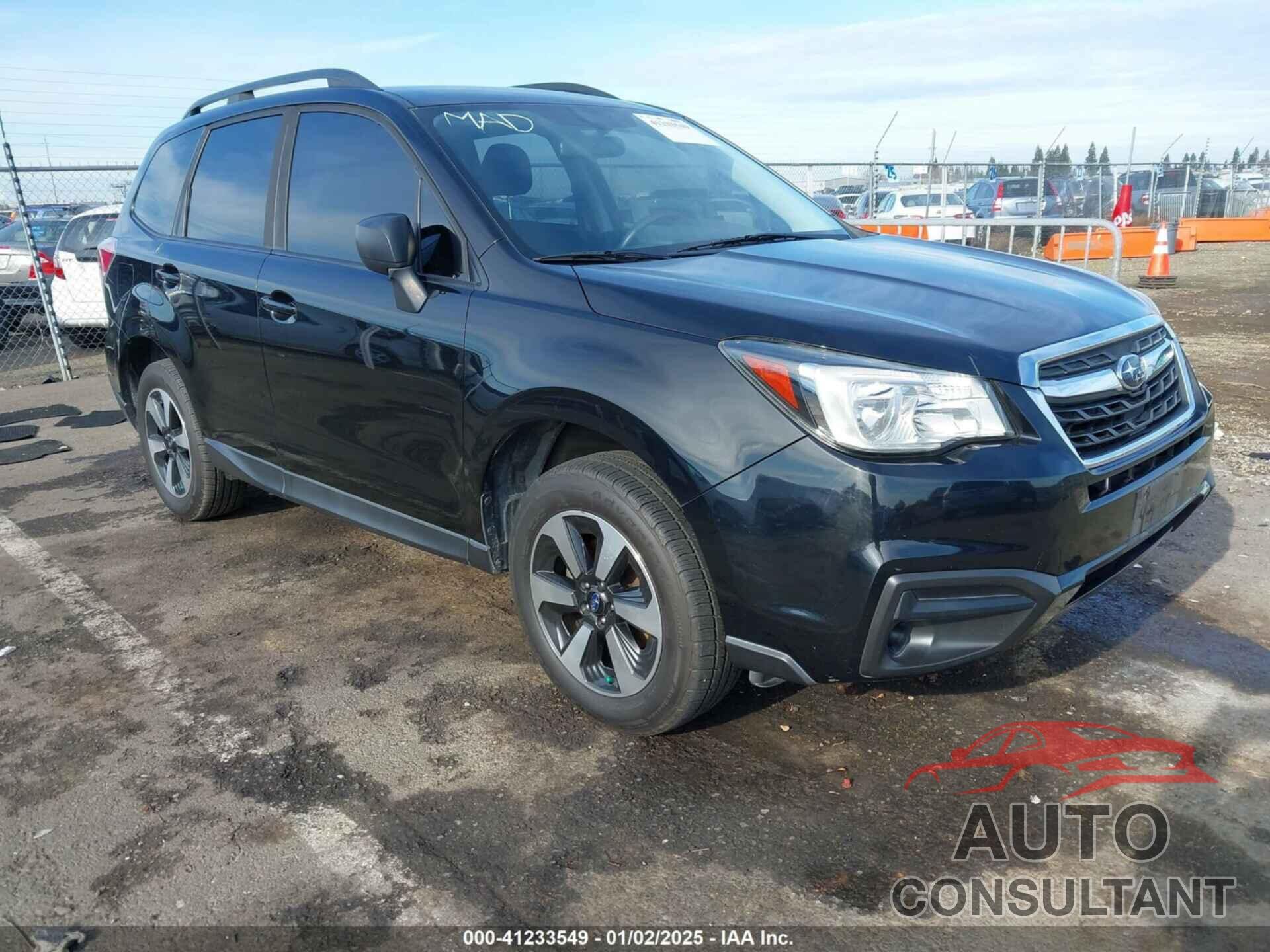 SUBARU FORESTER 2017 - JF2SJABC9HH456466