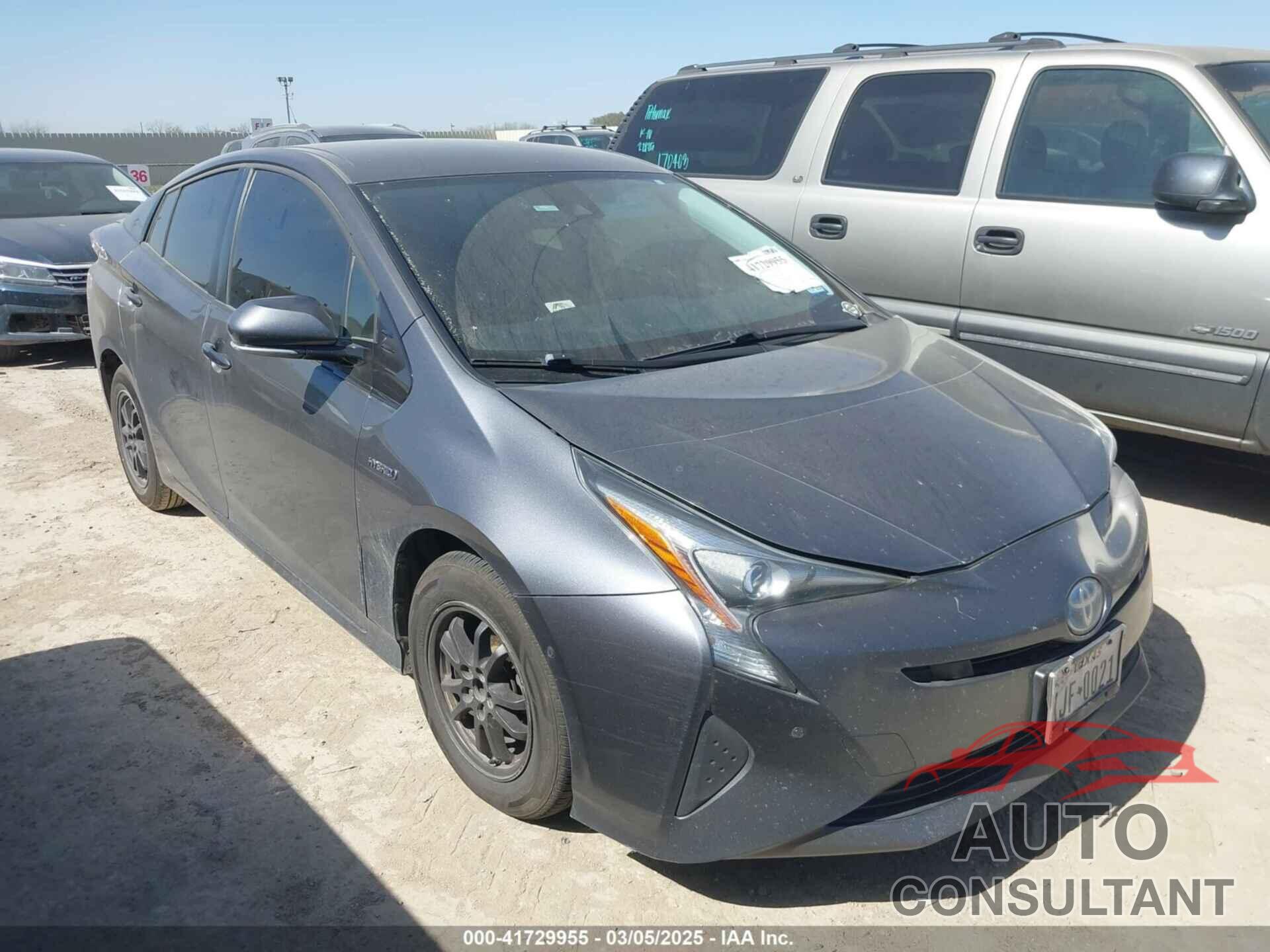 TOYOTA PRIUS 2017 - JTDKBRFU0H3577333