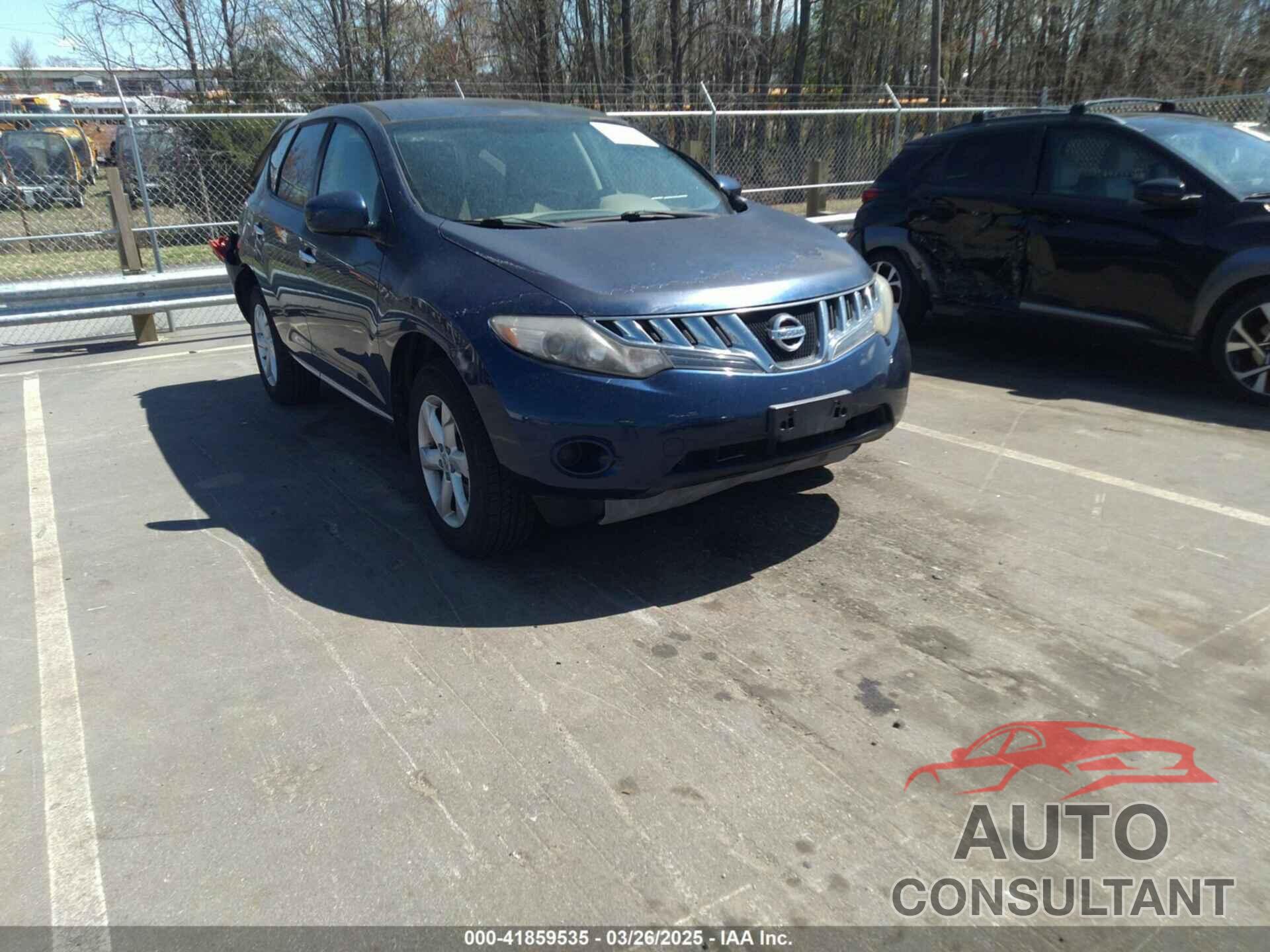 NISSAN MURANO 2010 - JN8AZ1MW0AW101671