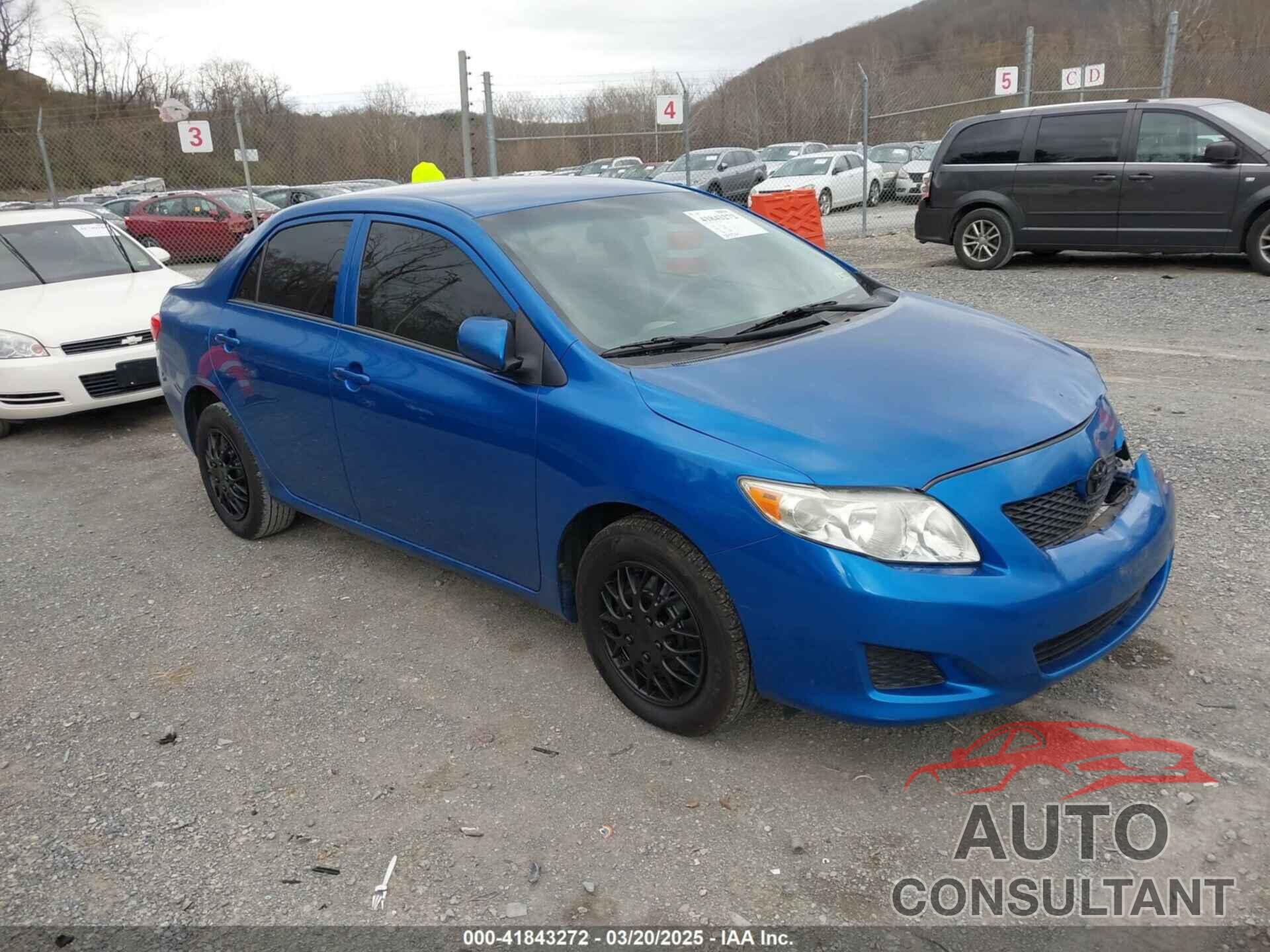 TOYOTA COROLLA 2009 - 2T1BU40E79C165417