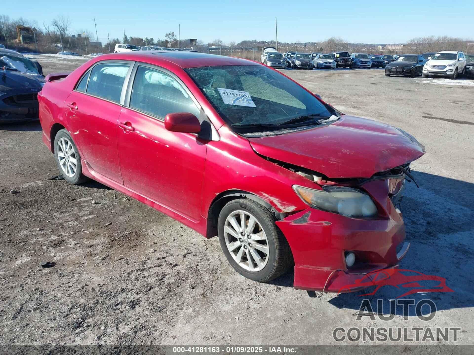 TOYOTA COROLLA 2010 - 2T1BU4EE8AC242289