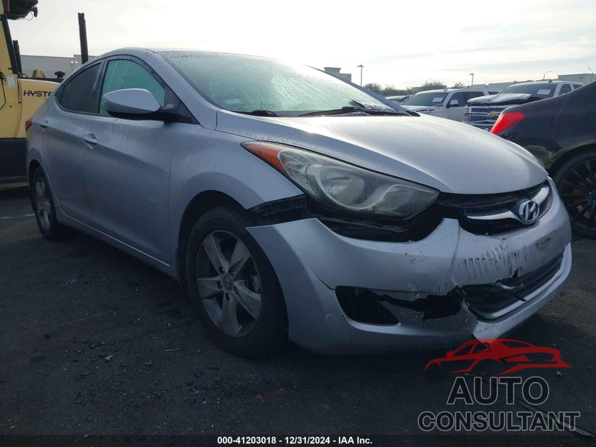 HYUNDAI ELANTRA 2013 - KMHDH4AE9DU923230