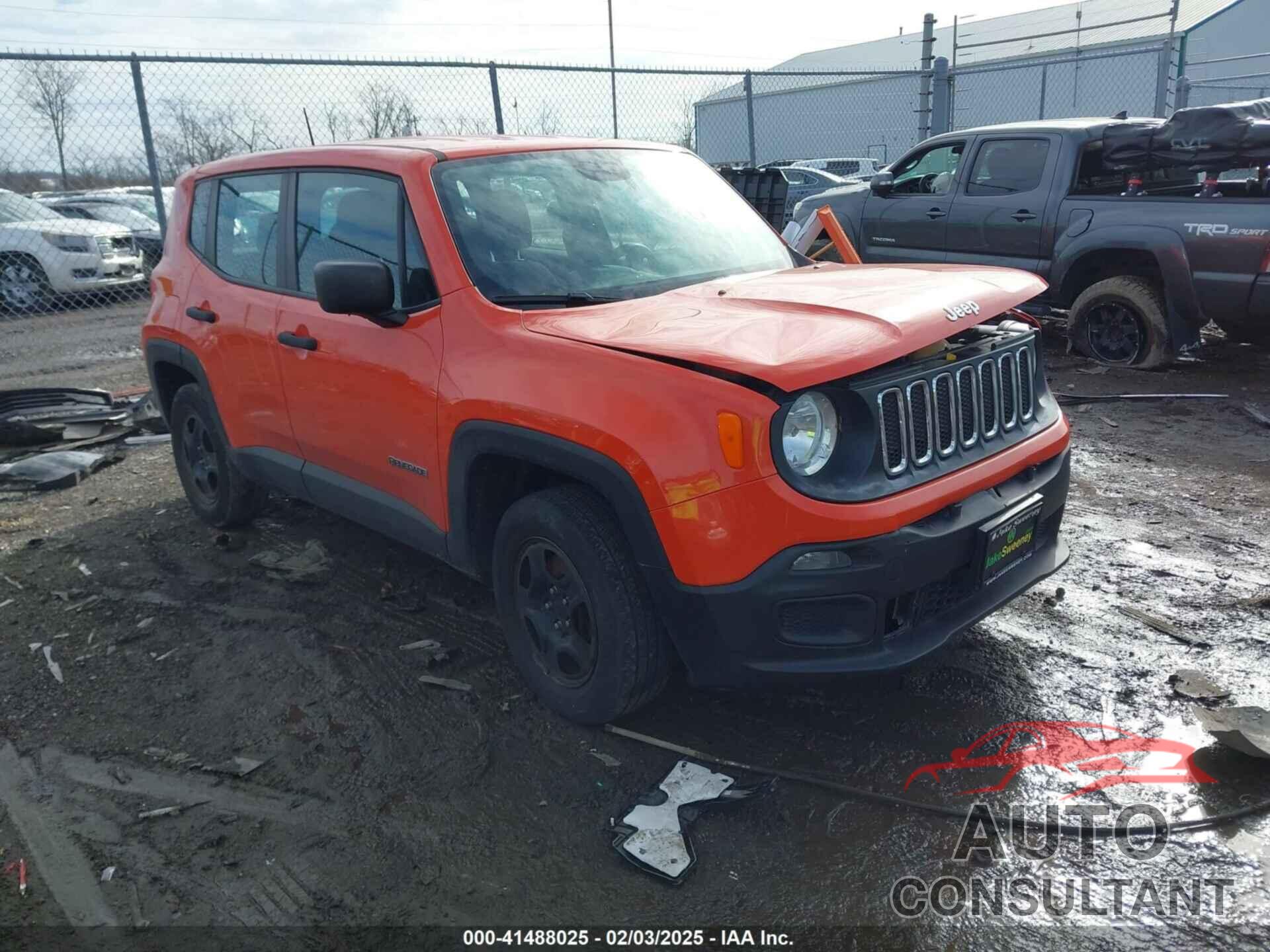 JEEP RENEGADE 2017 - ZACCJBAB6HPG14546