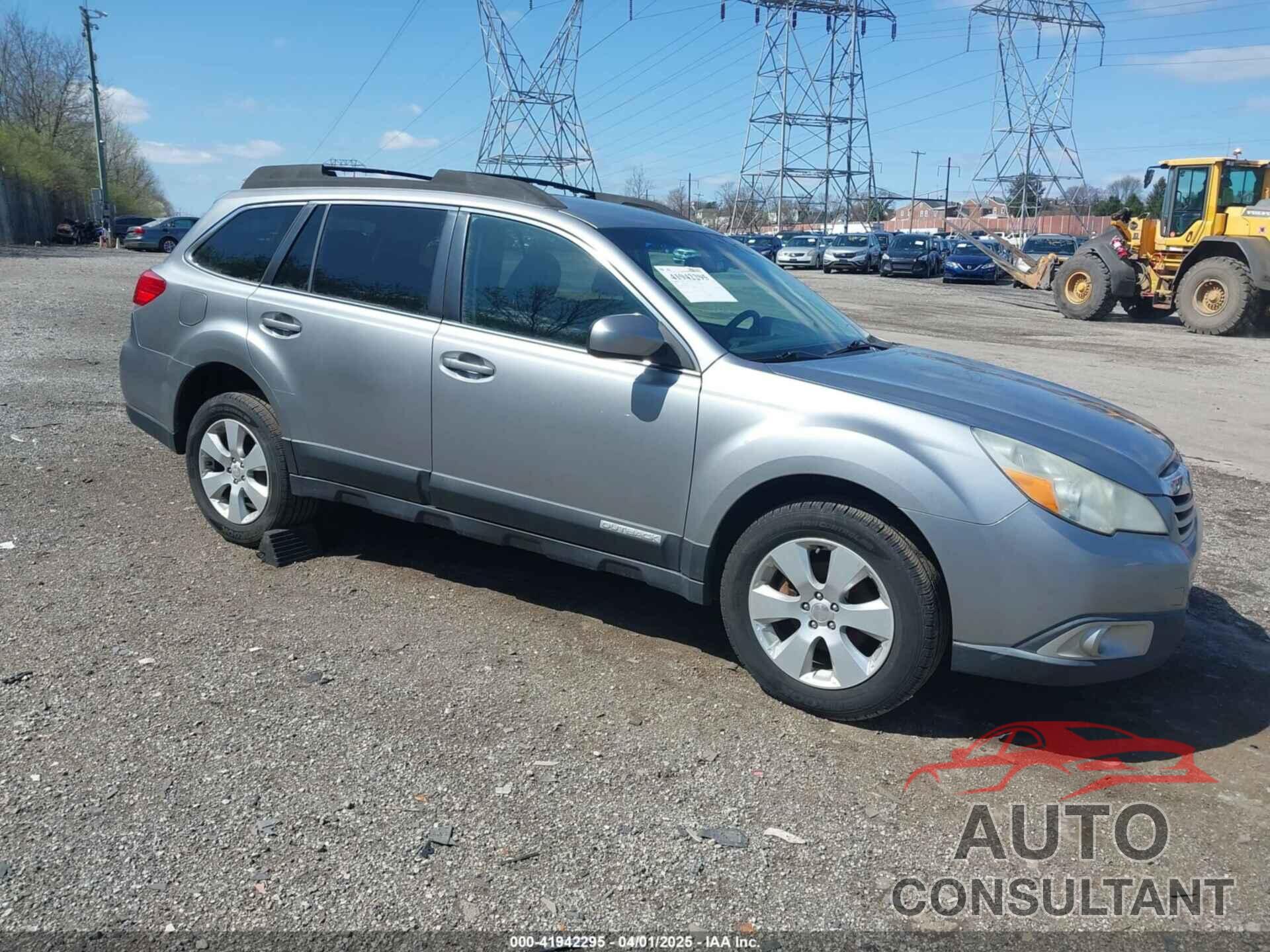 SUBARU OUTBACK 2011 - 4S4BRBCC4B3377167
