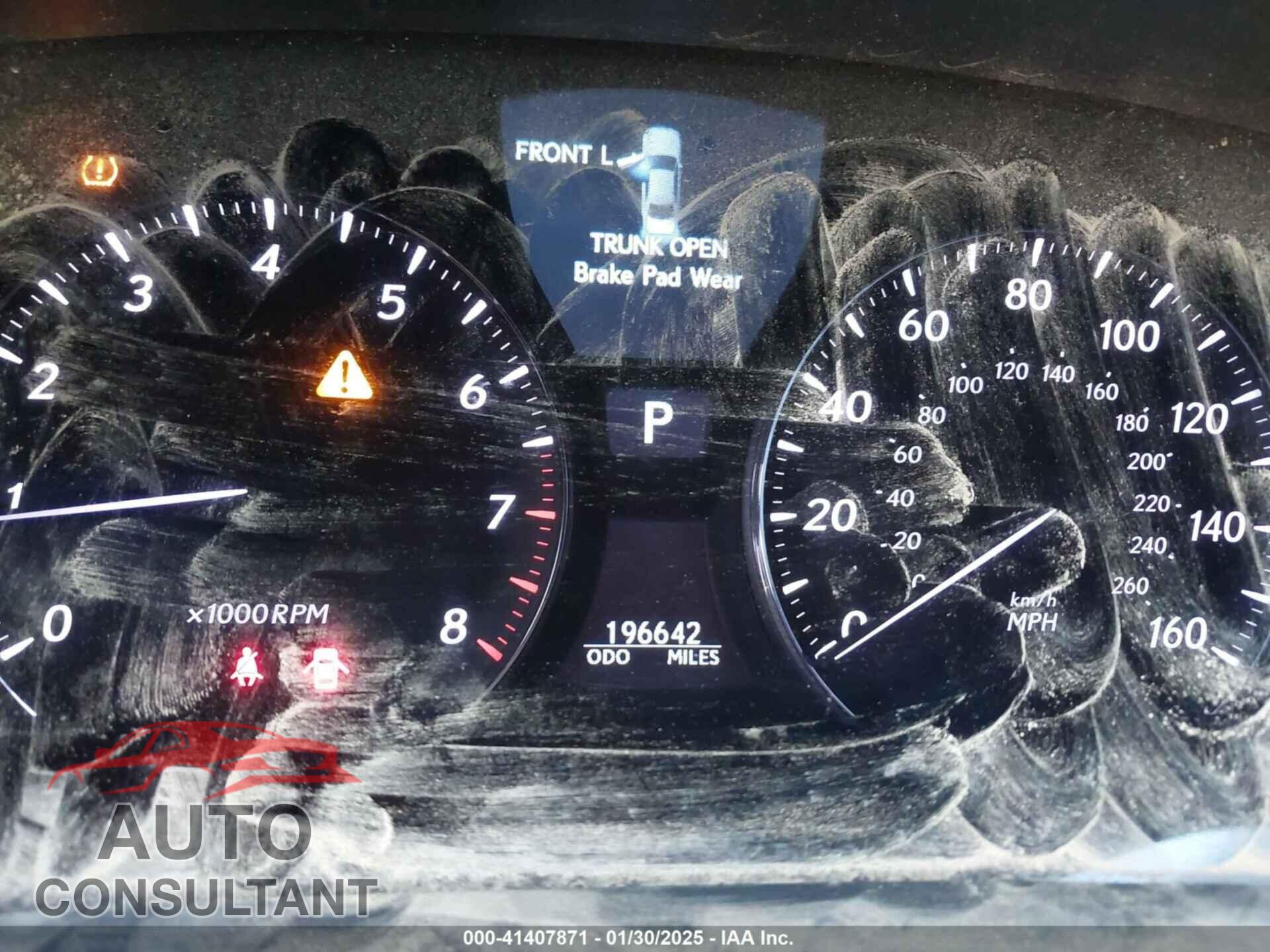 LEXUS LS 460 2011 - JTHCL5EF6B5009448
