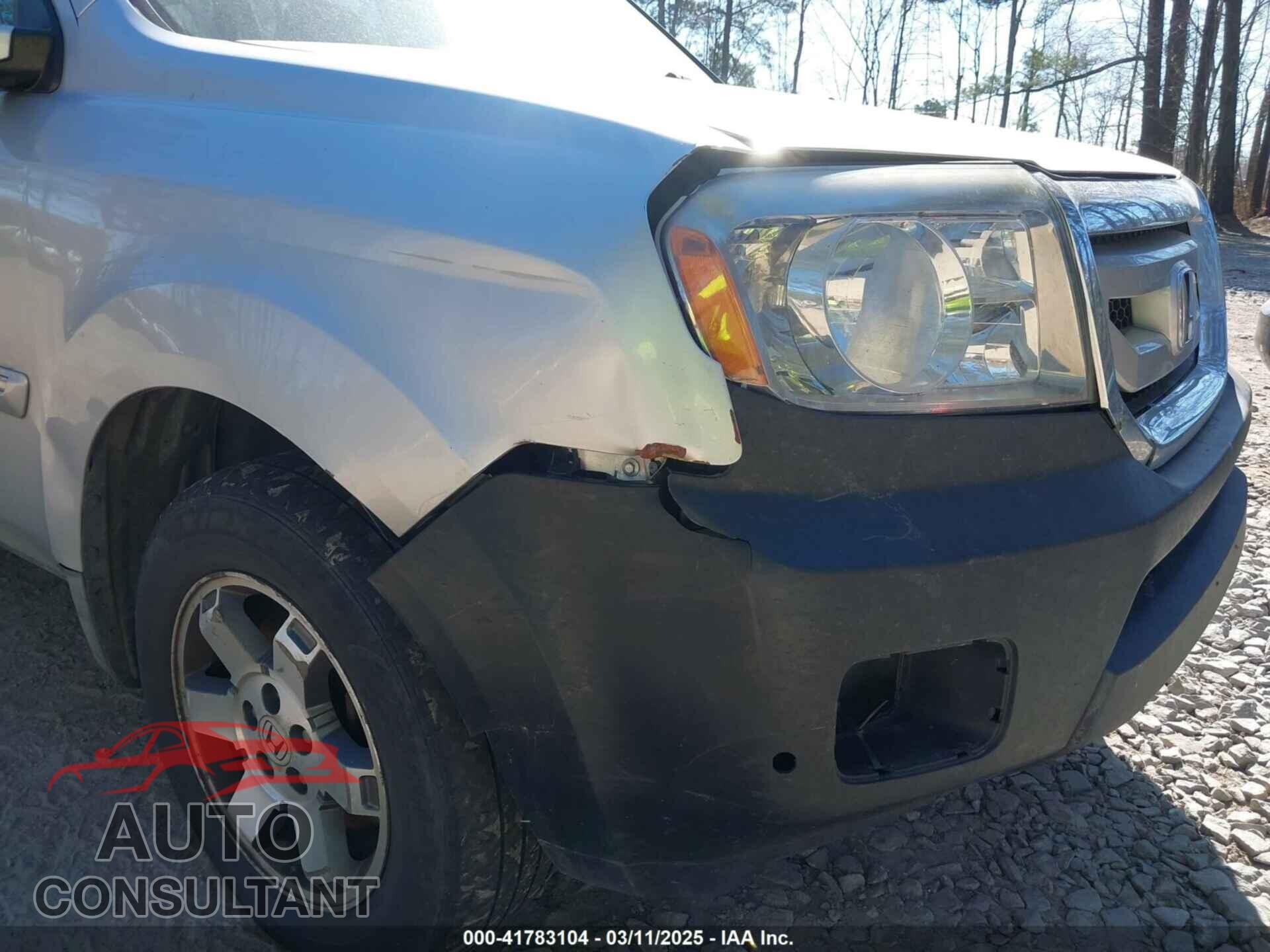 HONDA PILOT 2010 - 5FNYF4H91AB020868