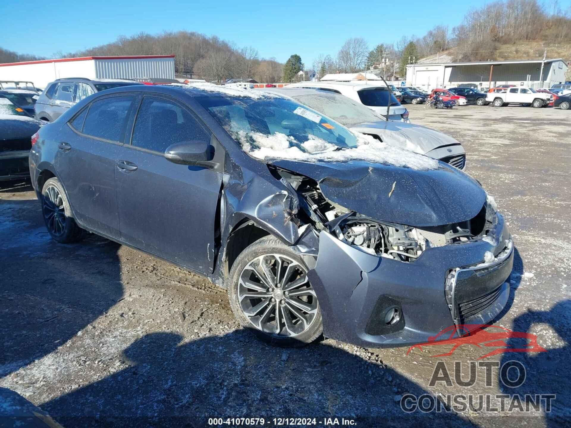 TOYOTA COROLLA 2015 - 2T1BURHE1FC301442