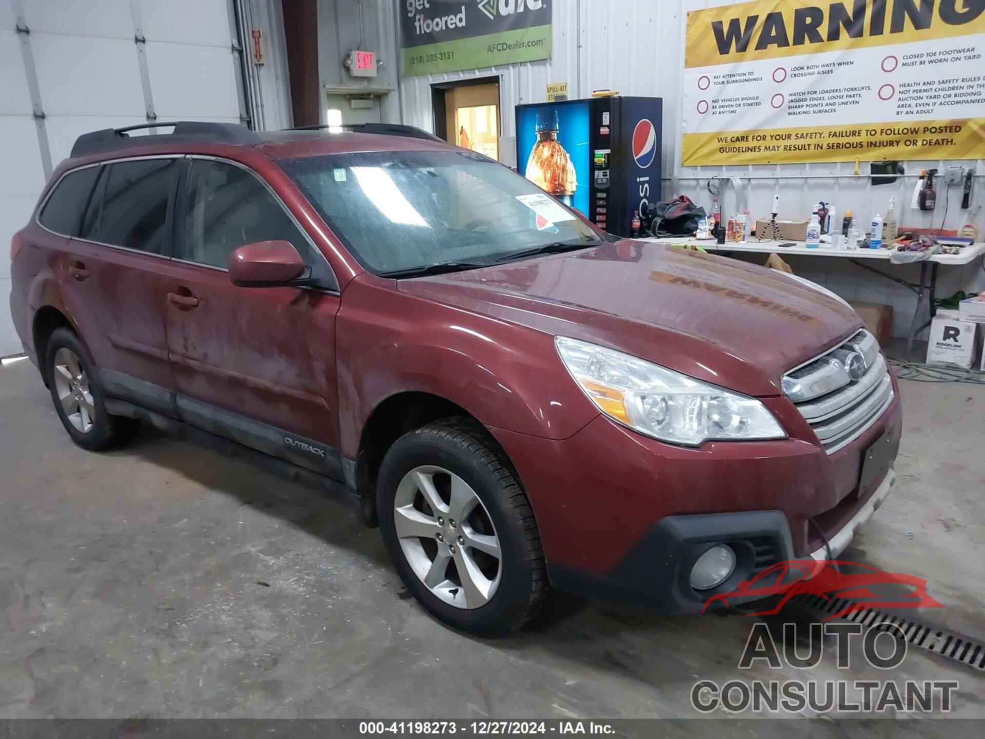 SUBARU OUTBACK 2014 - 4S4BRBLC5E3320240