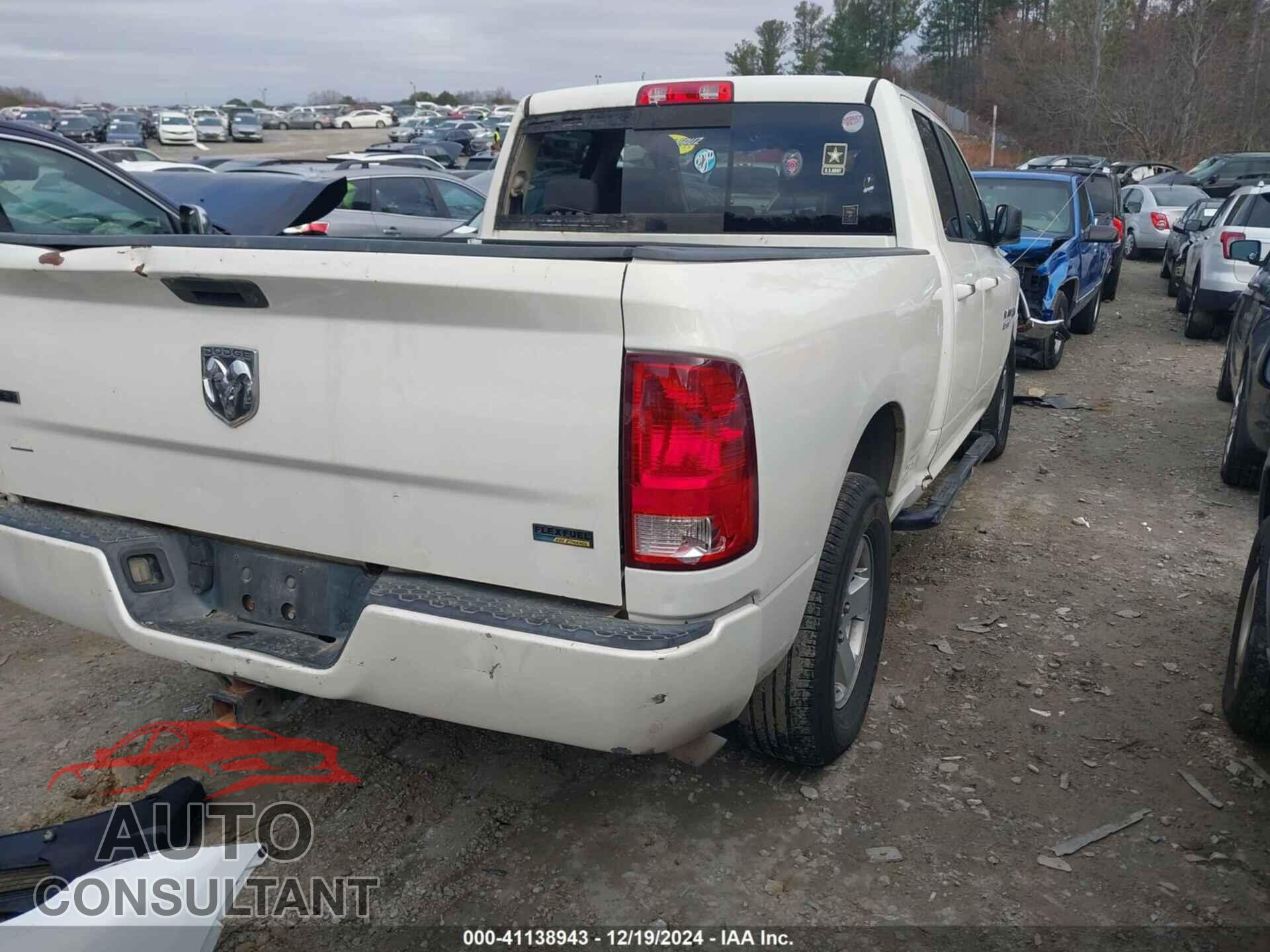 DODGE RAM 1500 2009 - 1D3HB18P99S802477