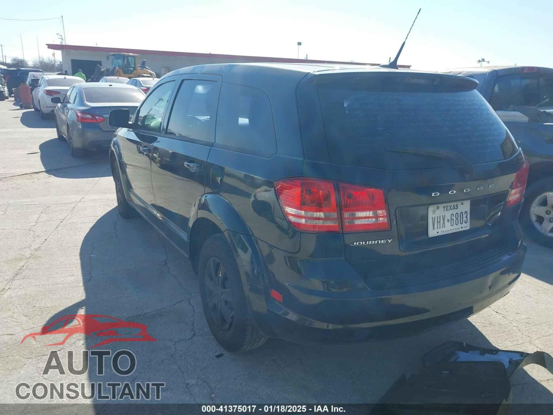 DODGE JOURNEY 2012 - 3C4PDCAB6CT389481