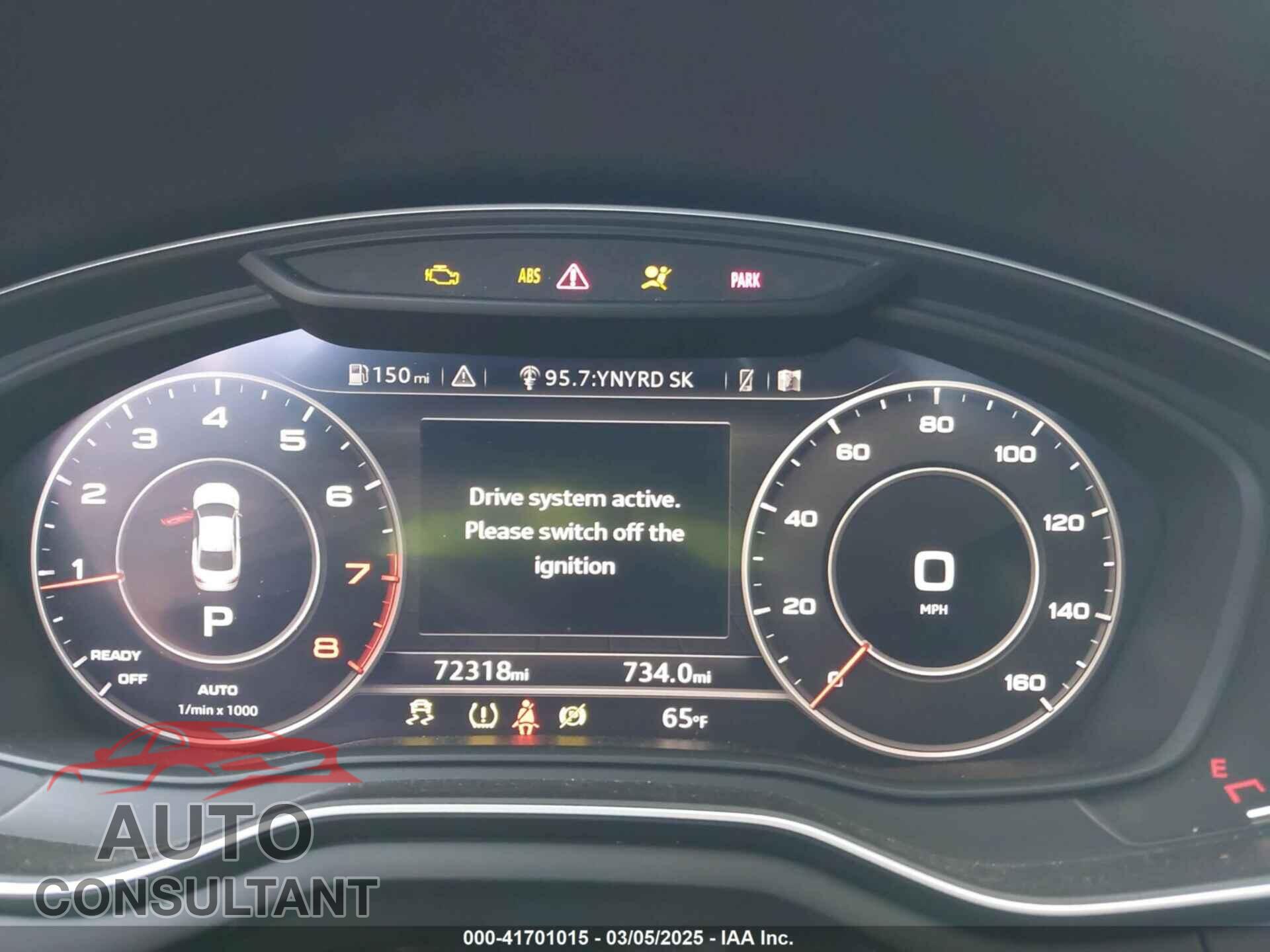 AUDI A5 2019 - WAUTNAF56KA061936