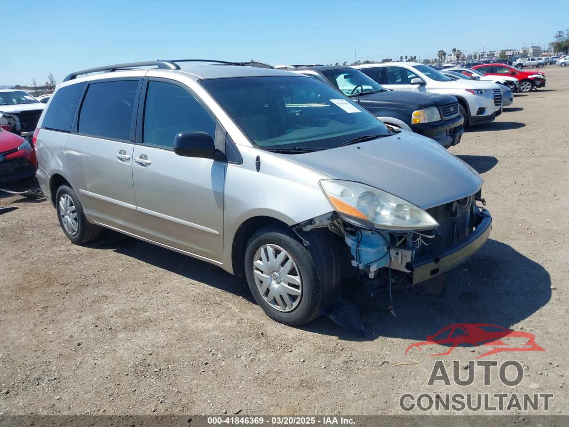 TOYOTA SIENNA 2009 - 5TDZK23C89S265505