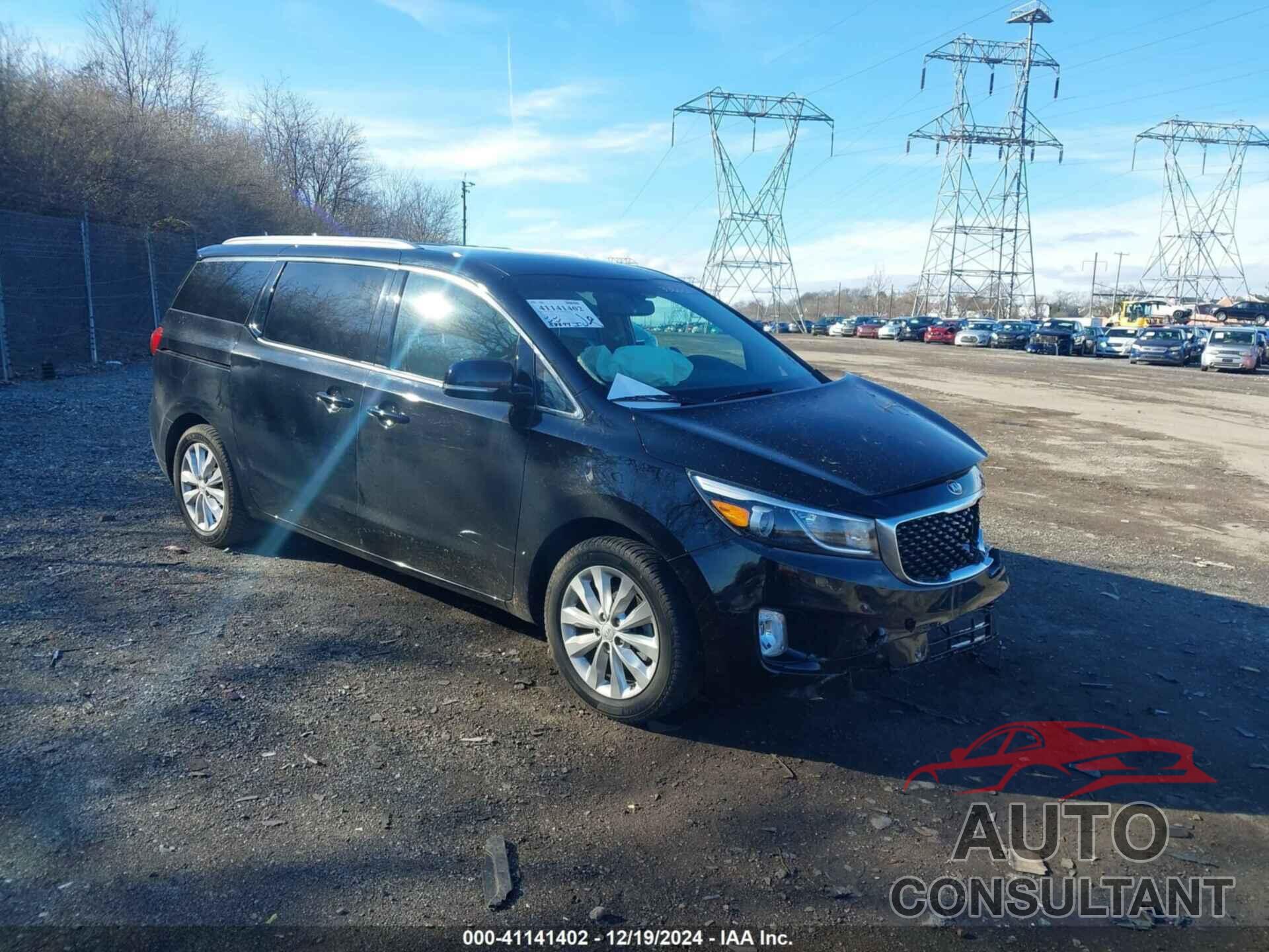 KIA SEDONA 2017 - KNDMC5C12H6336607