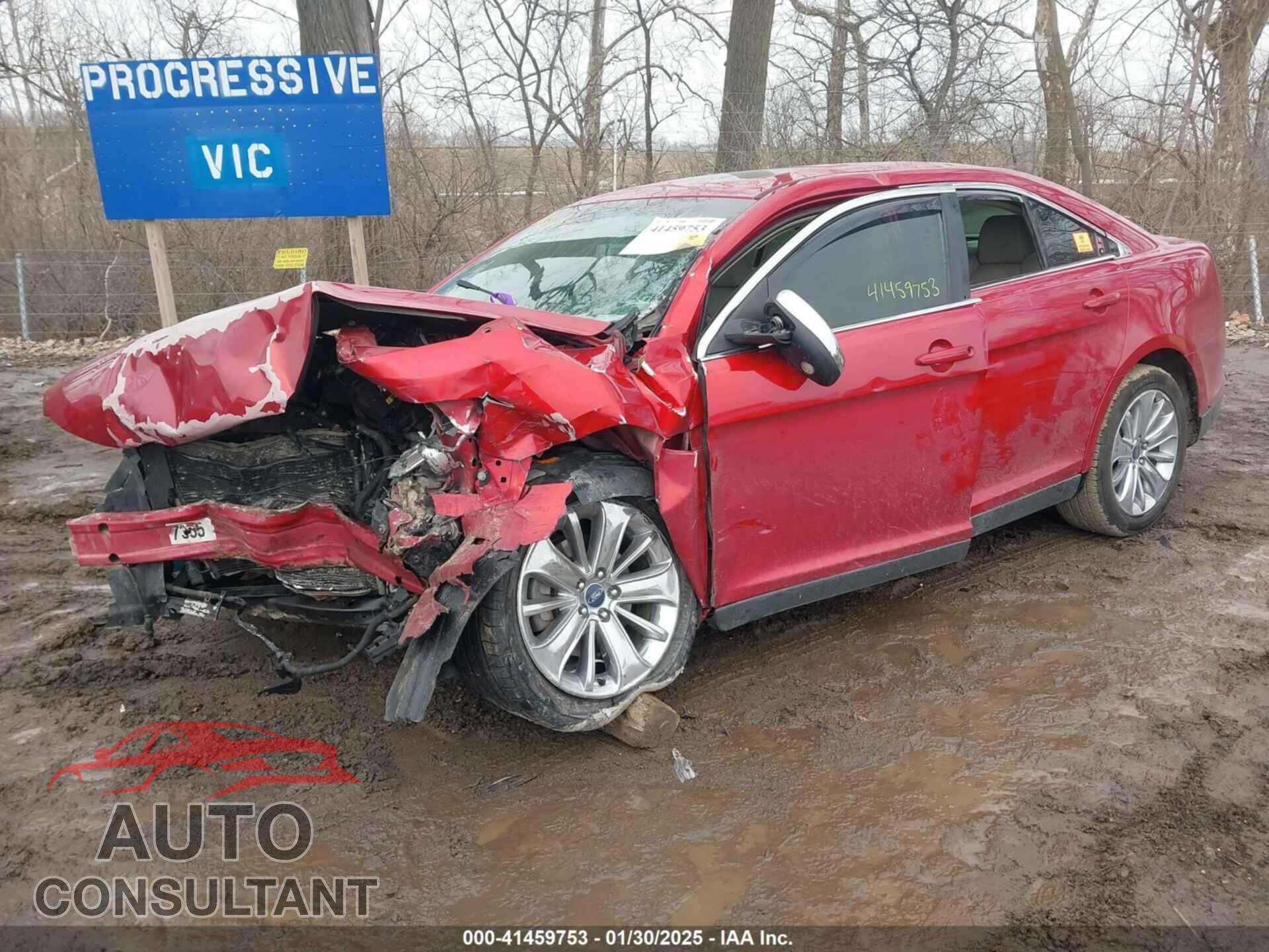 FORD TAURUS 2012 - 1FAHP2FW2CG107557