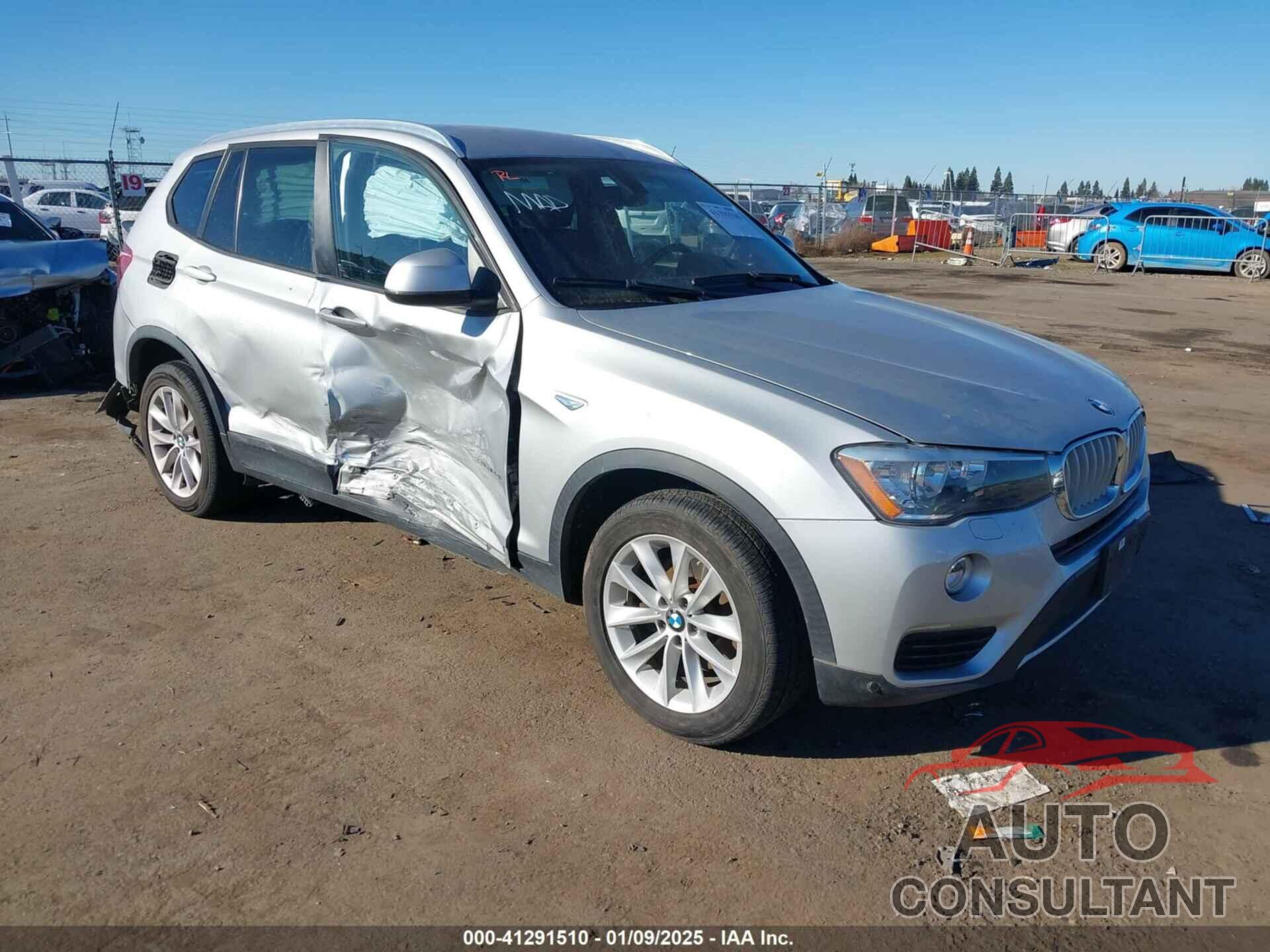 BMW X3 2017 - 5UXWZ7C30H0V87356