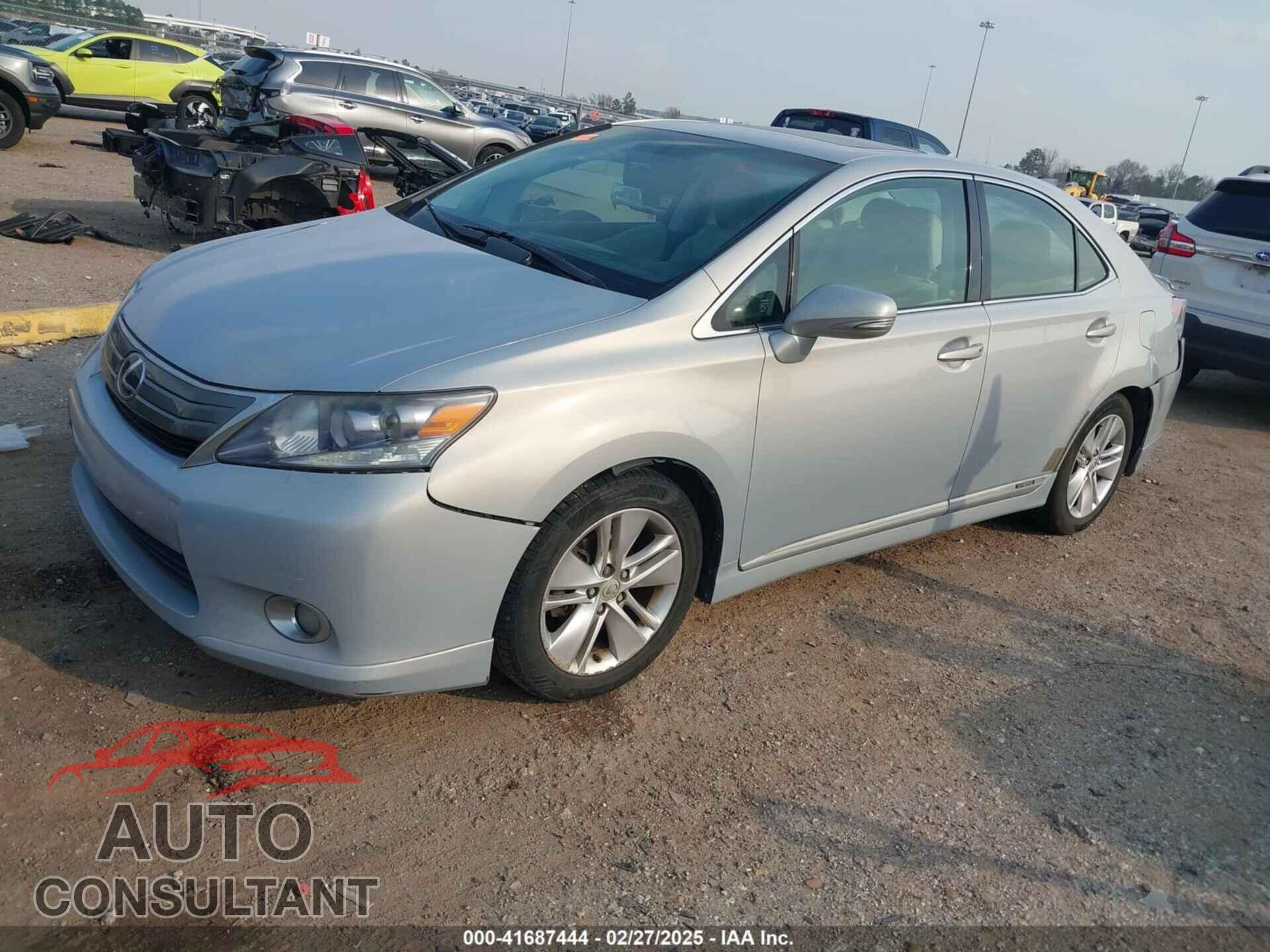 LEXUS HS 250H 2011 - JTHBB1BA0B2046254