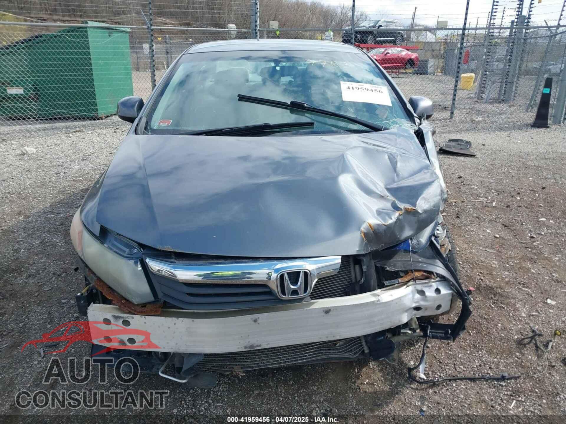 HONDA CIVIC 2012 - 19XFB2F55CE007783