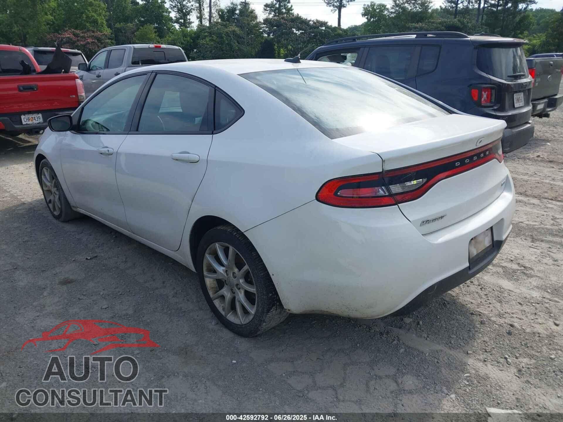 DODGE DART 2013 - 1C3CDFBA3DD289730
