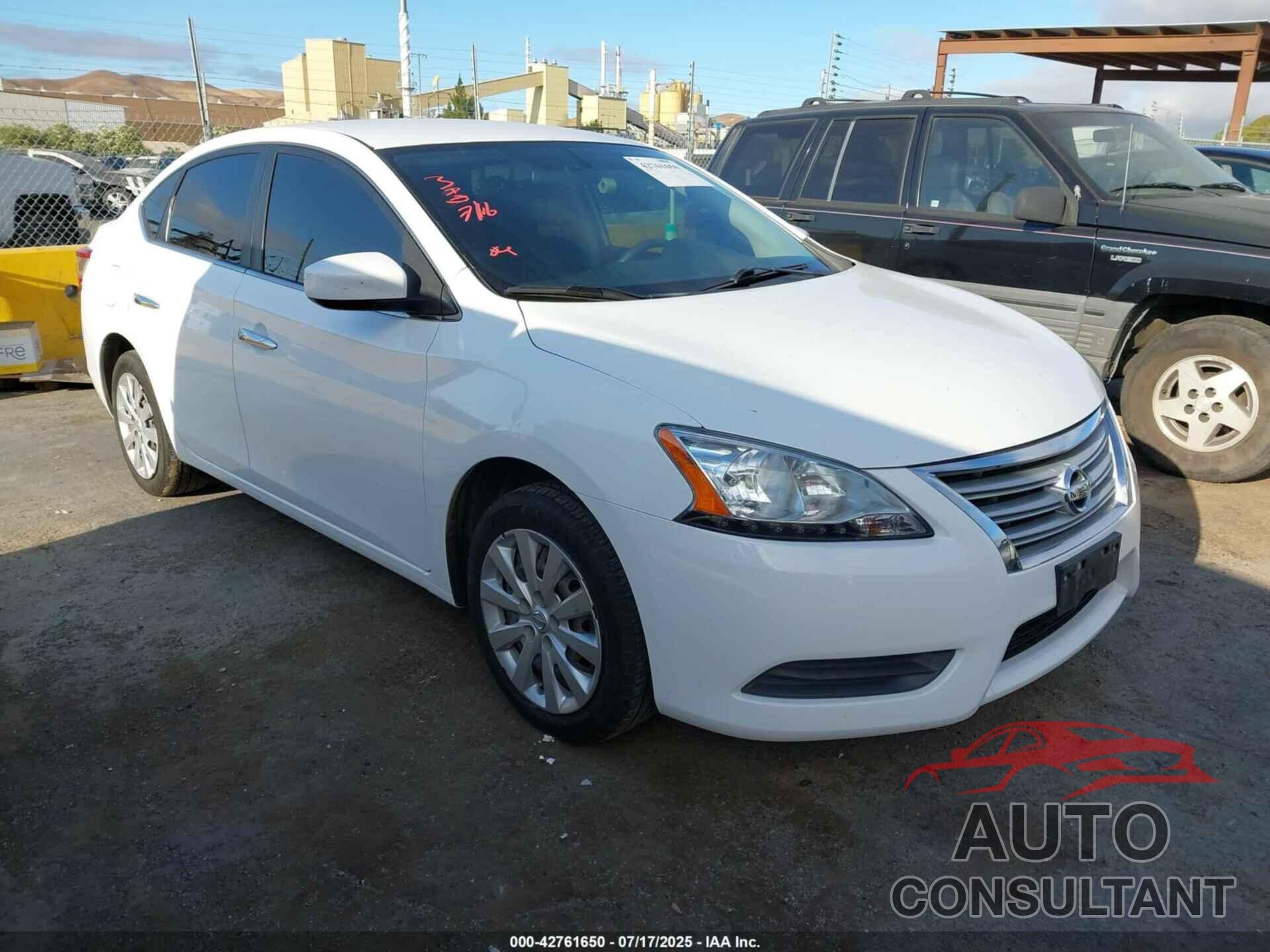 NISSAN SENTRA 2015 - 3N1AB7AP7FY382709