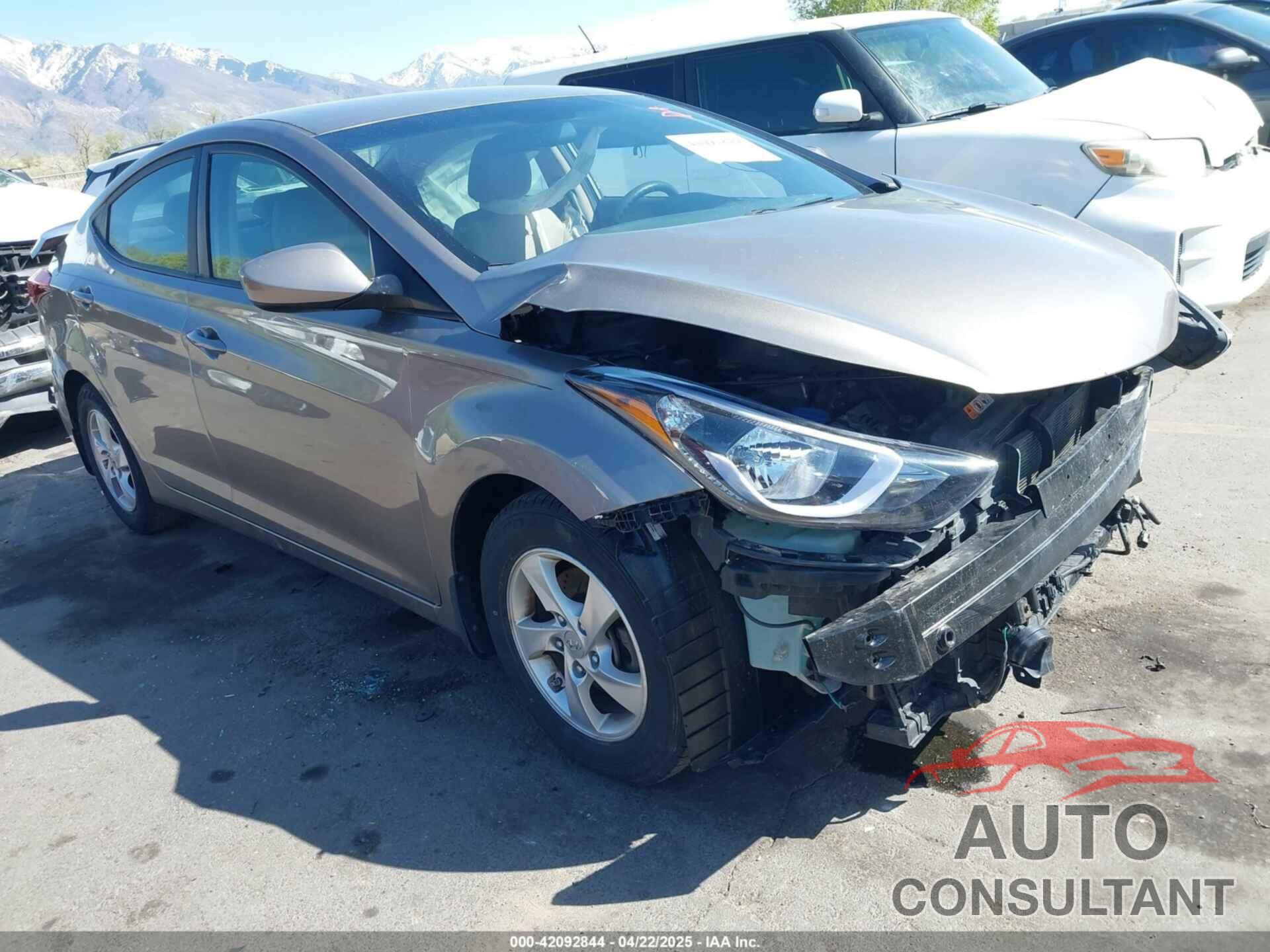 HYUNDAI ELANTRA 2014 - 5NPDH4AE1EH468874