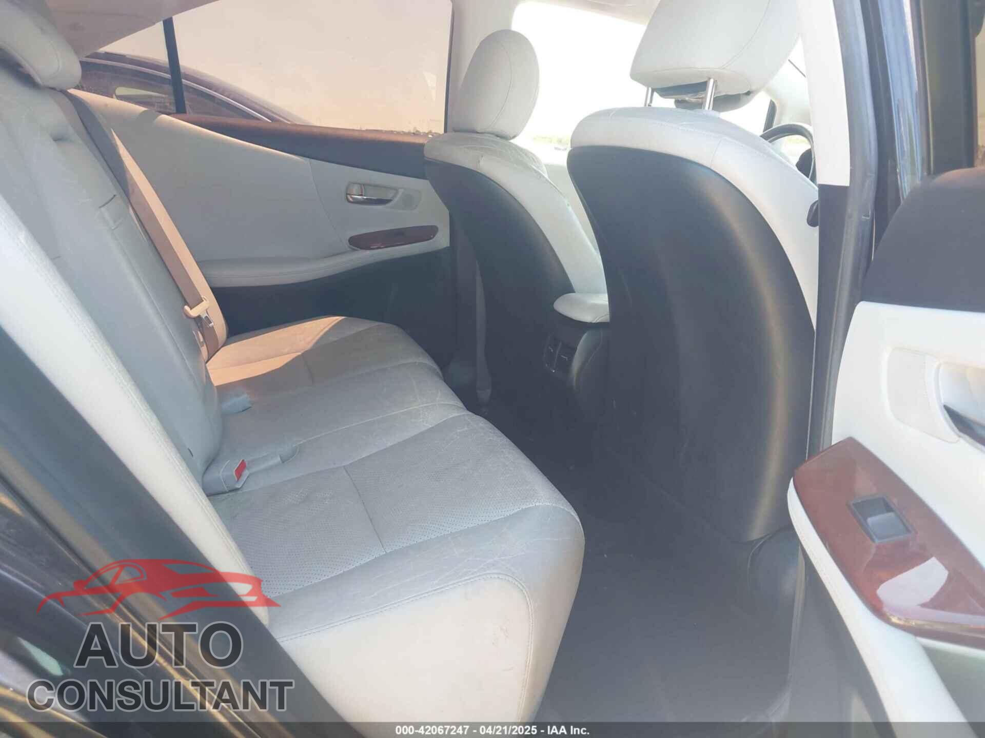 LEXUS HS 250H 2010 - JTHBB1BAXA2000929